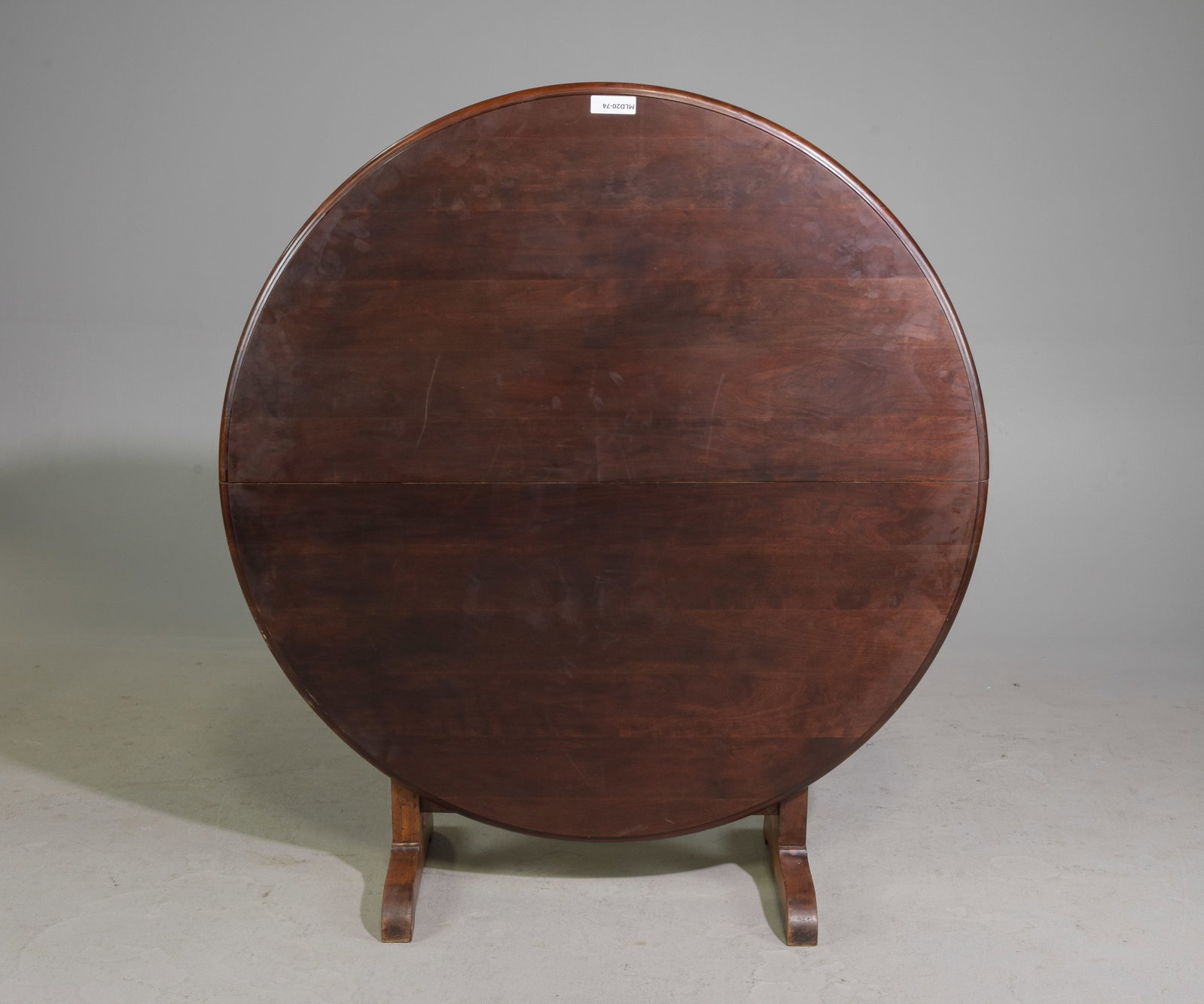 French Vendange / Tilt Top Wine Table: French Vendange / Tilt Top Wine Table c.1920's-30's - When used as a table this is 29 in tall by 47 inch diameter, When tilted this is 51.5 in tall x 47 x 18