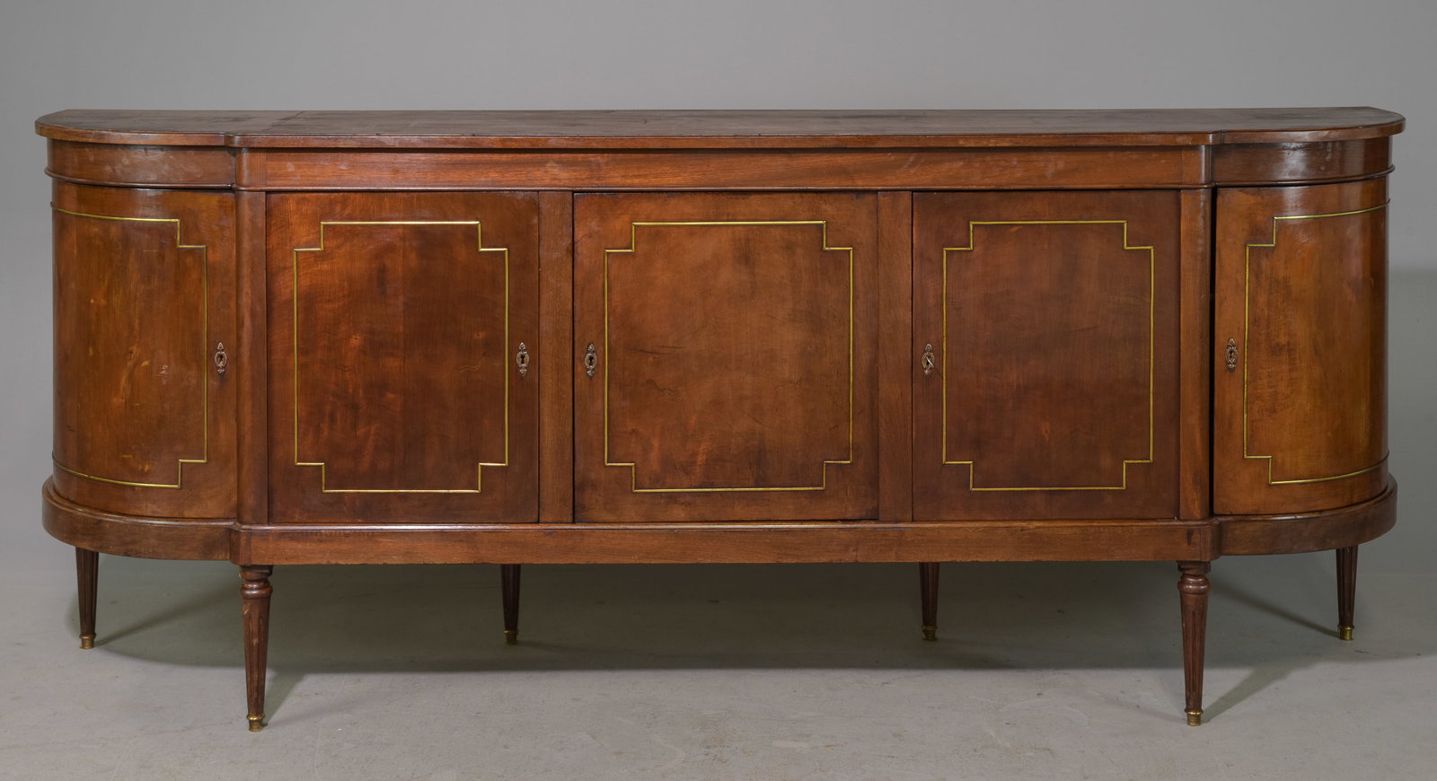 Louis XVI Style Sideboard / Enfilade: French Louis XVI Style Sideboard / Enfilade - 39.5 inches tall x 95.5 x 19.5