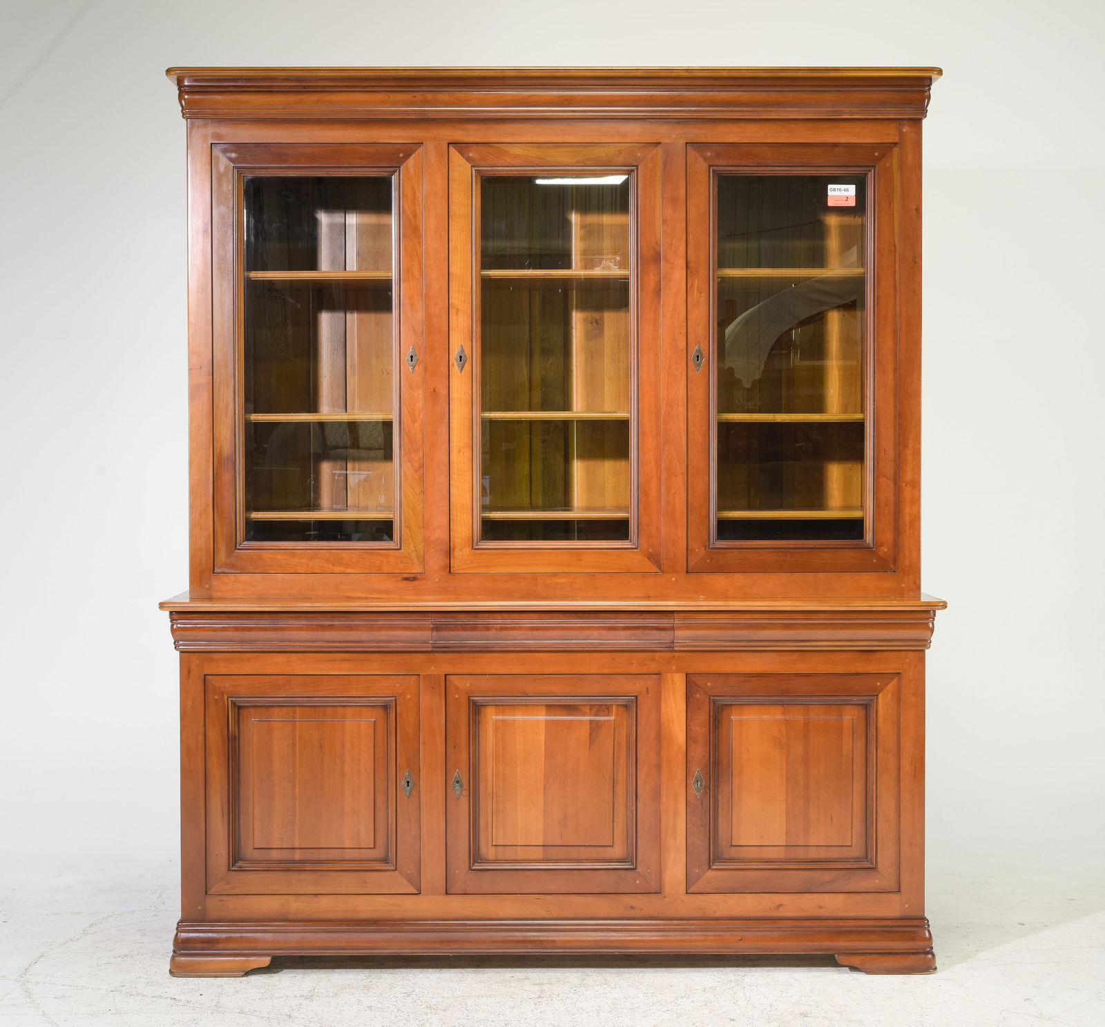 Louis Philippe Style Cherry Cupboard / Bookcase (1 of 7)