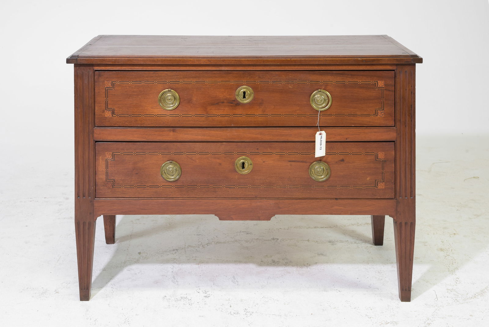 Louis XVI Style 2 Drawer Chest (1 of 6)