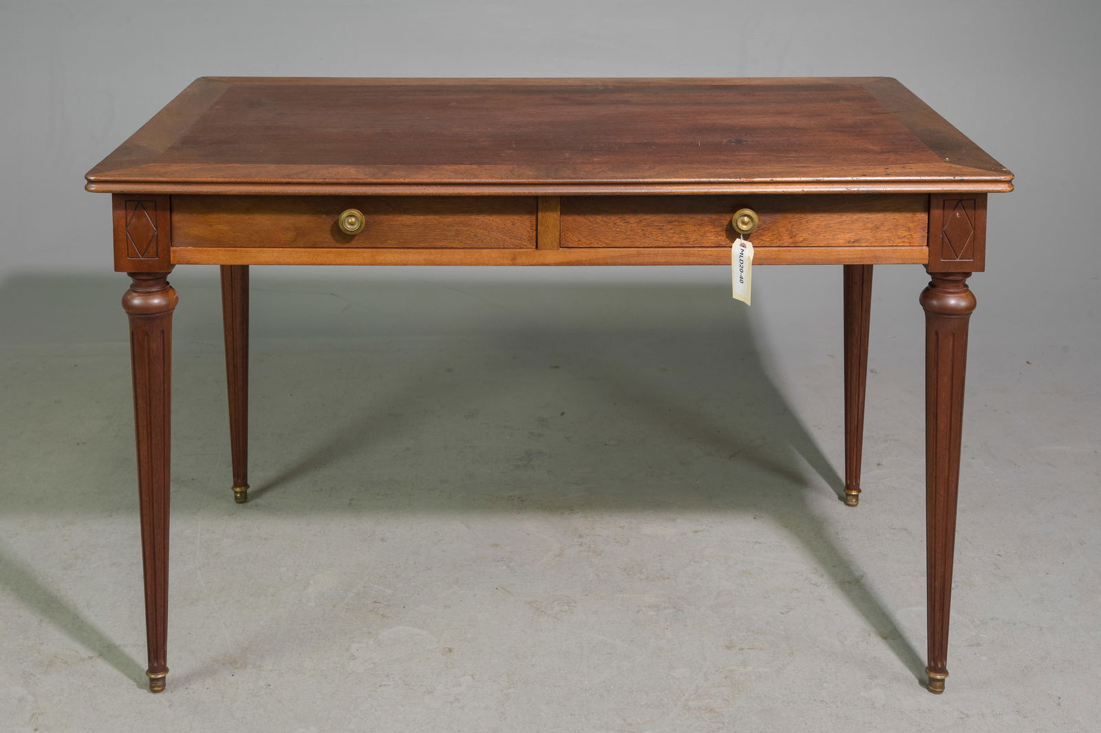 Louis XVI Style 2 Drawer Desk (1 of 5)