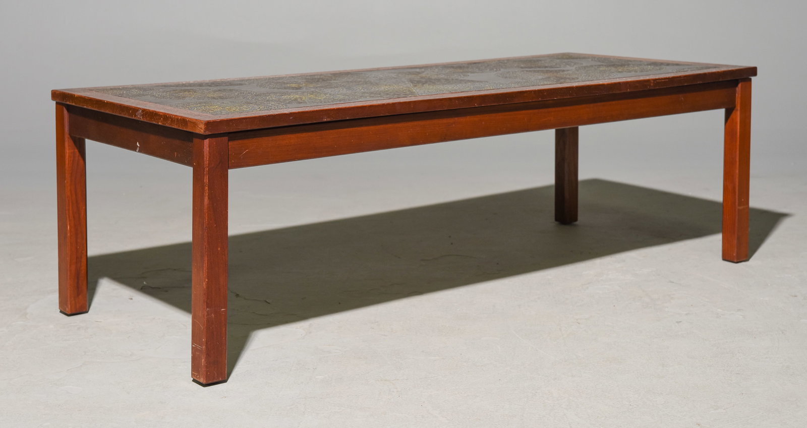 Mid Century Modern Tile Top Coffee Table (1 of 3)