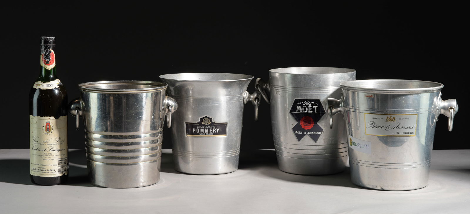 Four Assorted Champagne / Ice Buckets (1 of 6)