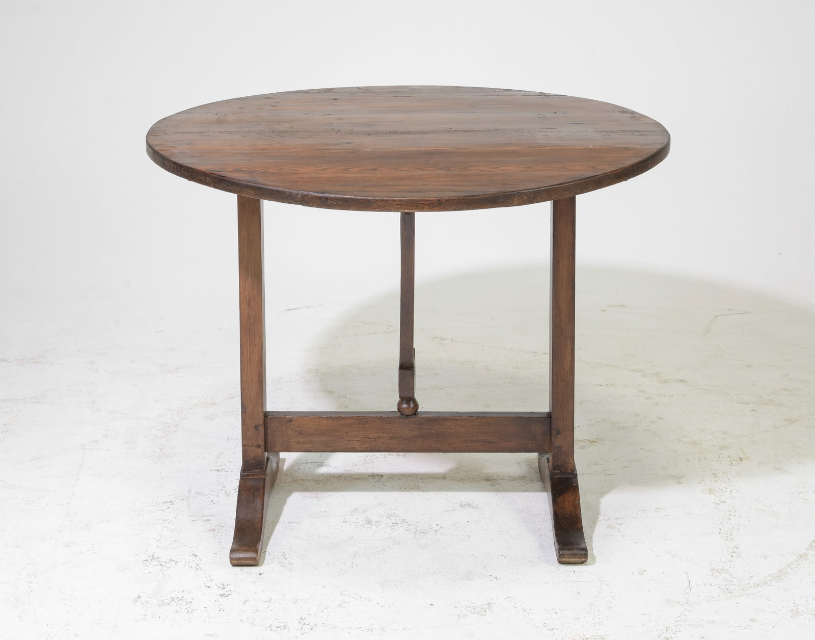 French Oak Vendange / Tilt Top Wine Table: French Oak Vendange / Tilt Top Wine Table - 43 inches tall x 36 x 17