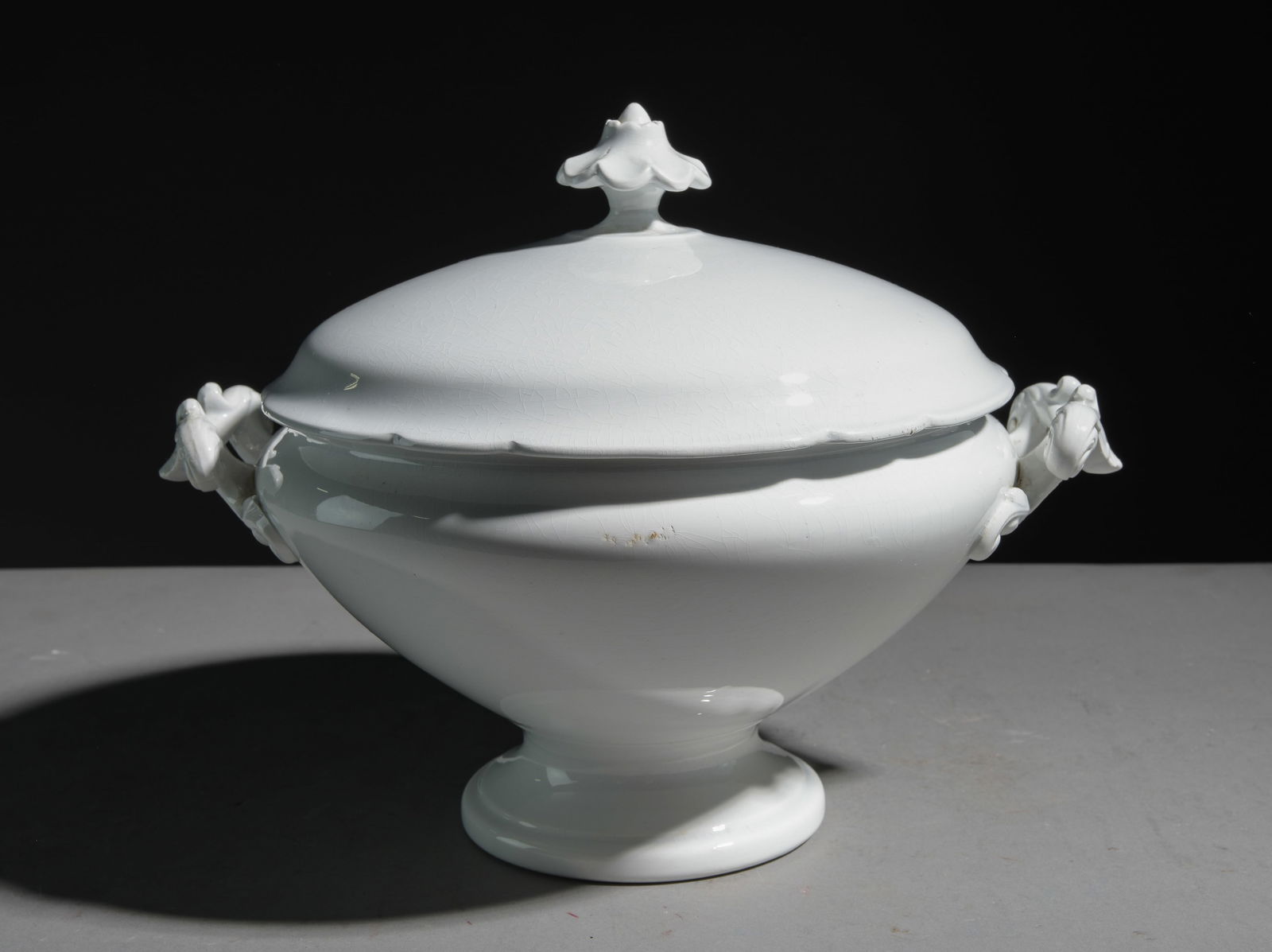 French White Ware Large Tureen (1 of 5)