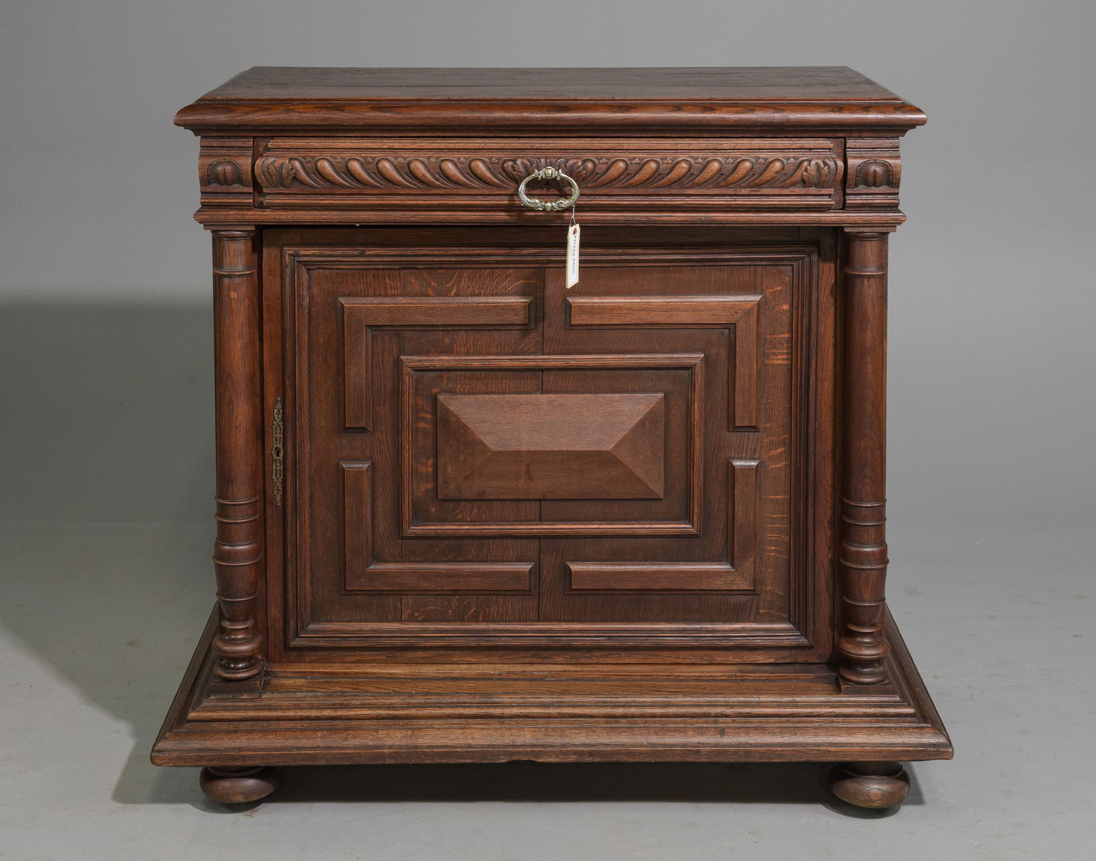 Henri II Style Oak Confiturier / Cupboard (1 of 7)