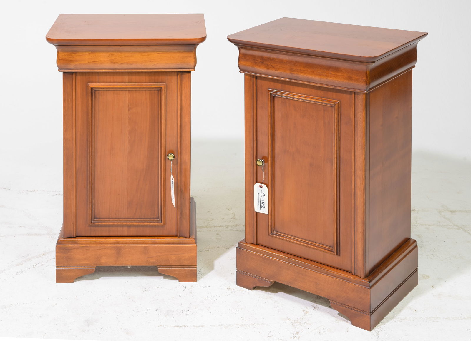 2 Louis Philippe Style Cherry Occasional Cabinets (1 of 6)
