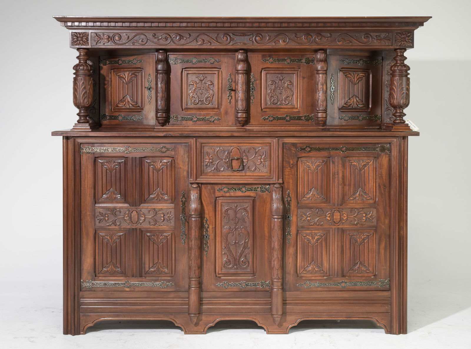 Renaissance Style Large Carved Oak Court Cupboard (1 of 11)