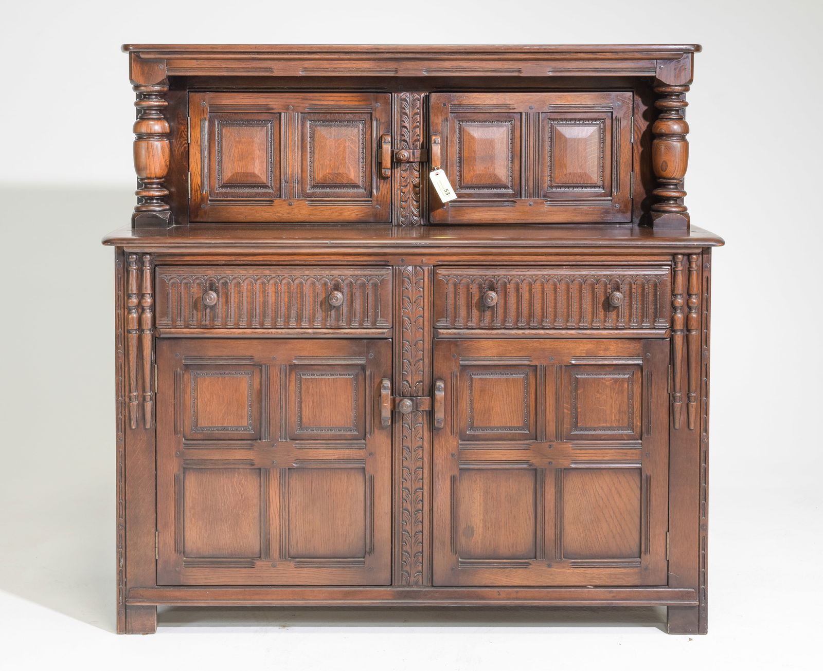 British Oak Buffet / Sideboard c.1930's (1 of 5)