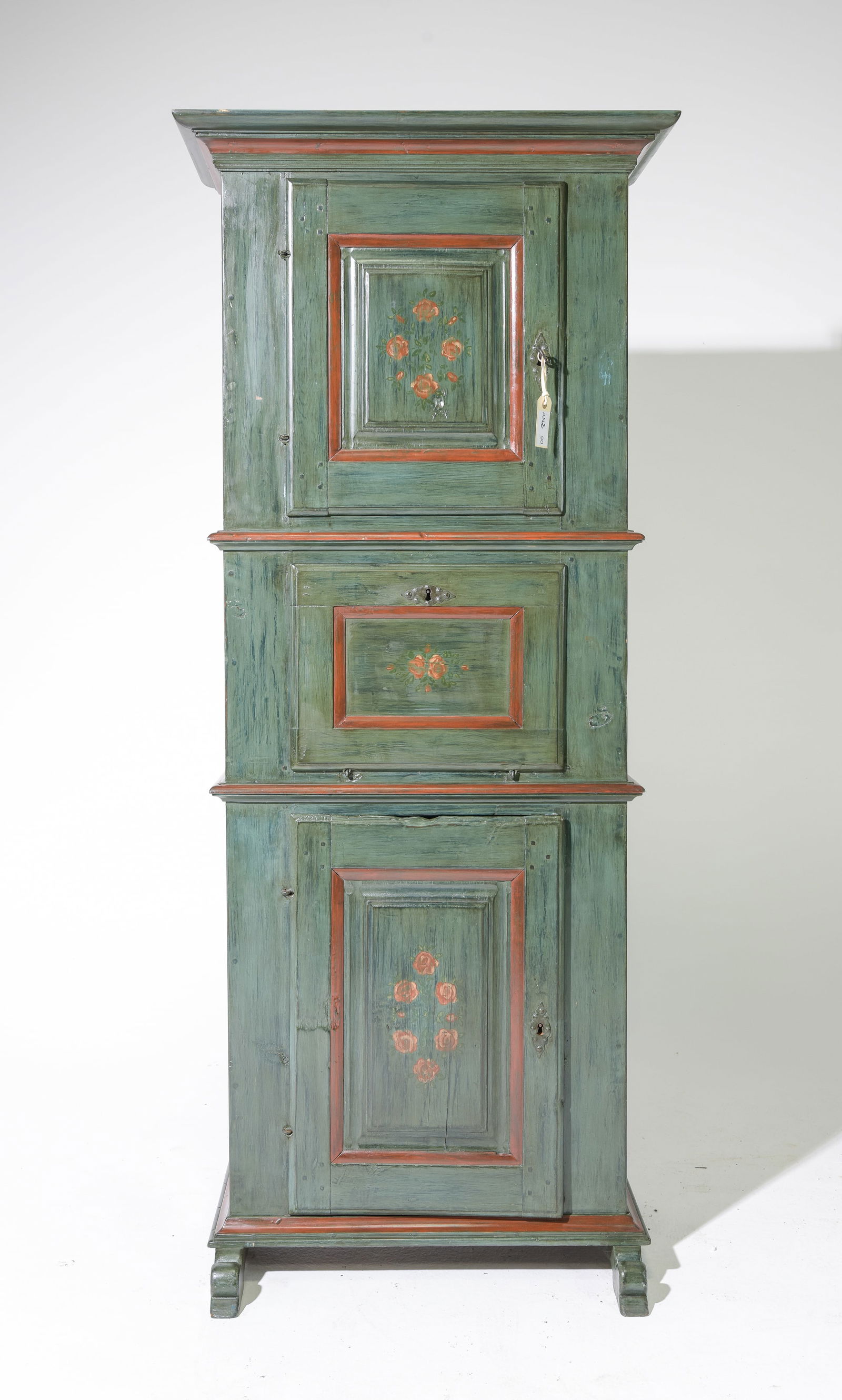Danish Painted Pine Kitchen Cupboard (1 of 8)