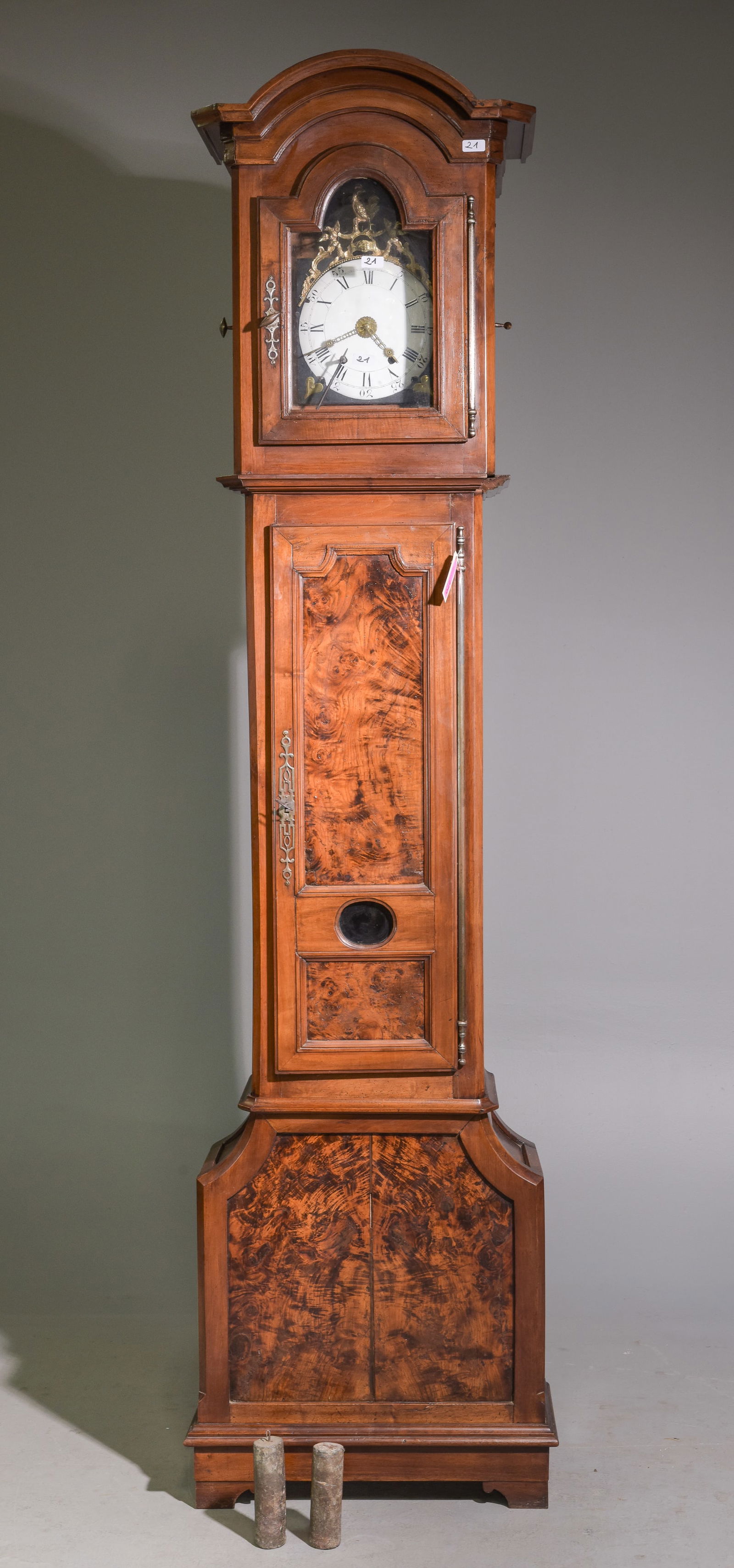 French Walnut Grandfather / Longcase Clock (1 of 6)