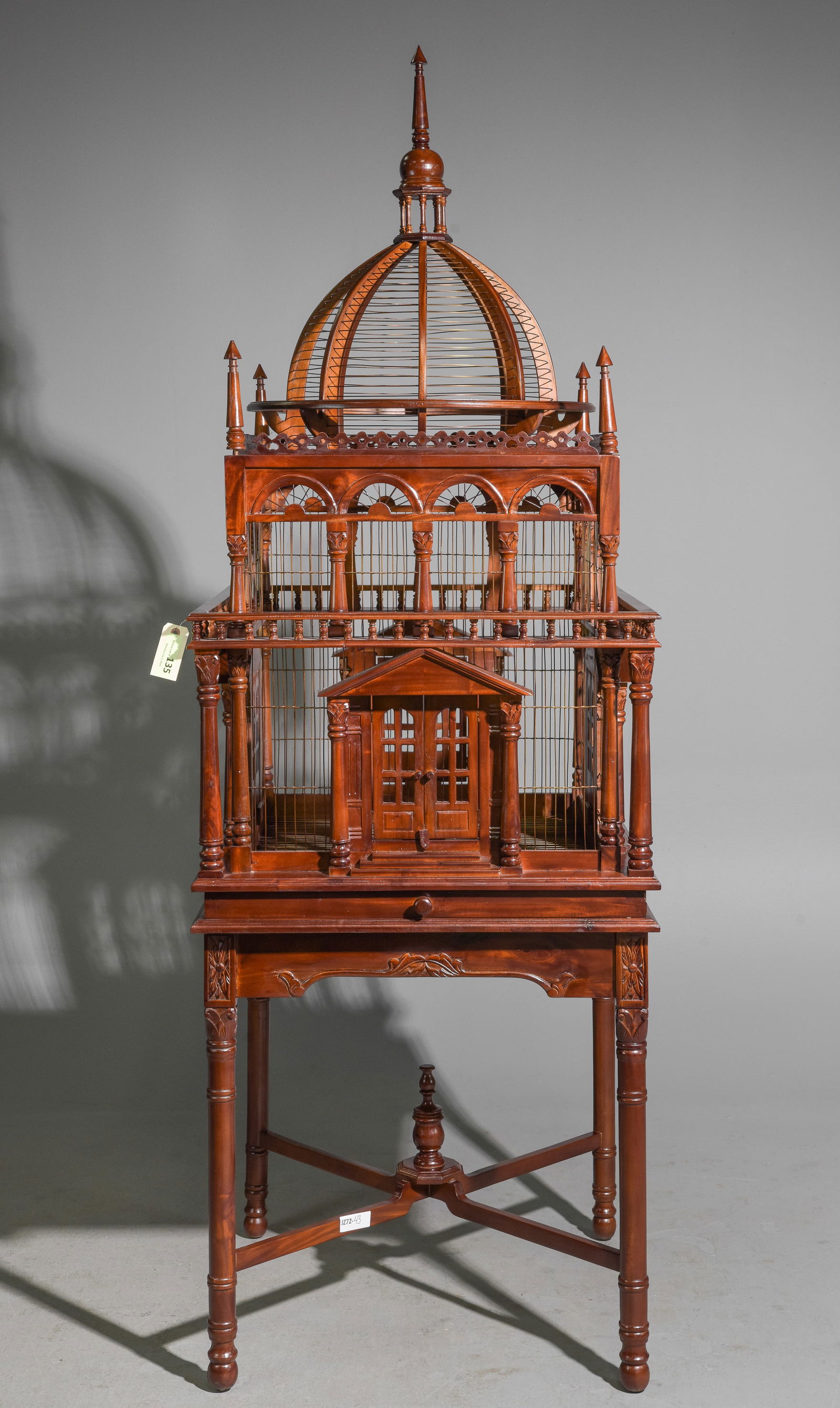 Manor Style Large Bird Cage on Tall Legs (1 of 3)