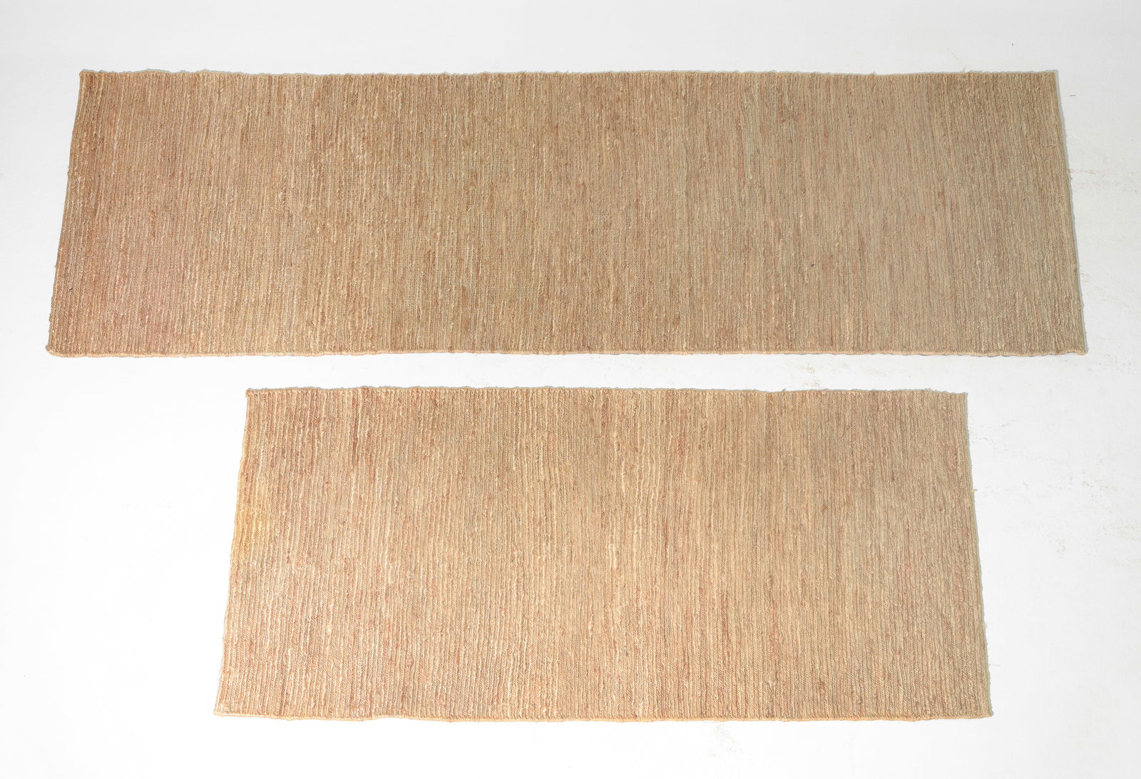 2 Hand Woven Natural Rugs - 10'5 x 3'6 (1 of 4)