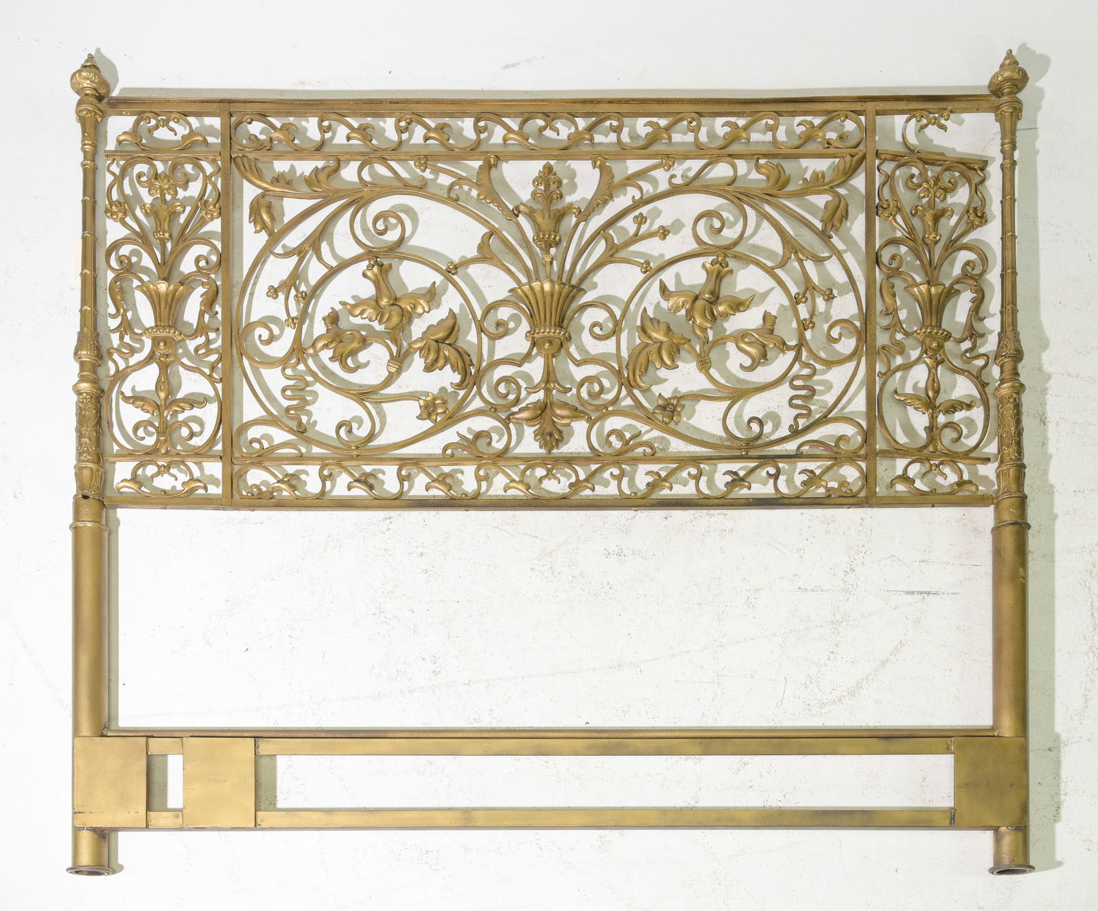 French Heavy Antique Iron Headboard / Gate (1 of 5)