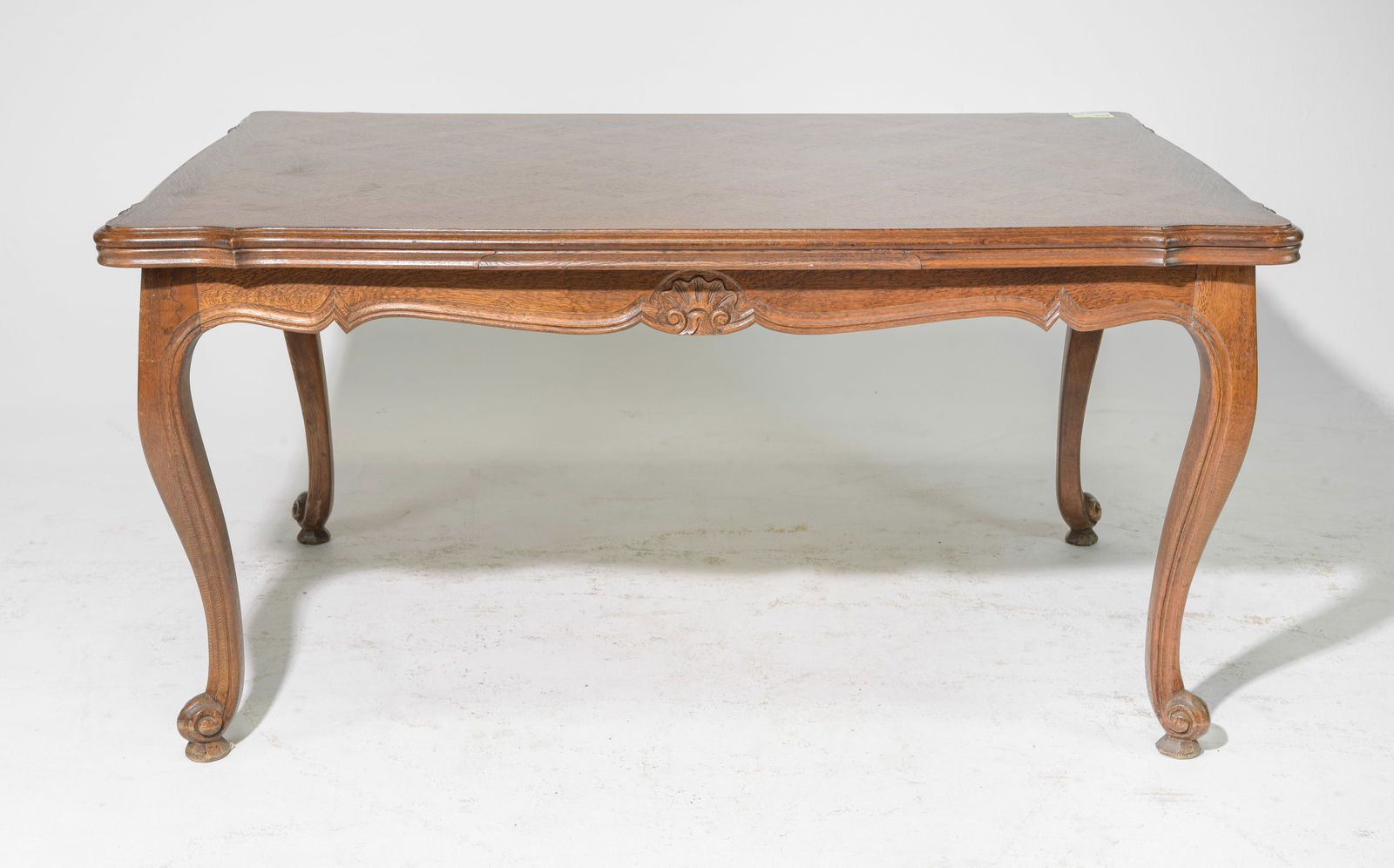 Louis XV Style Oak Draw Leaf Dining Table c.1940's (1 of 4)
