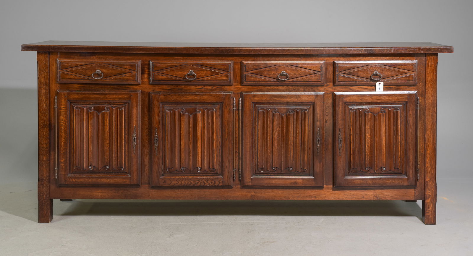 French Solid Oak Sideboard / Enfilade (1 of 7)