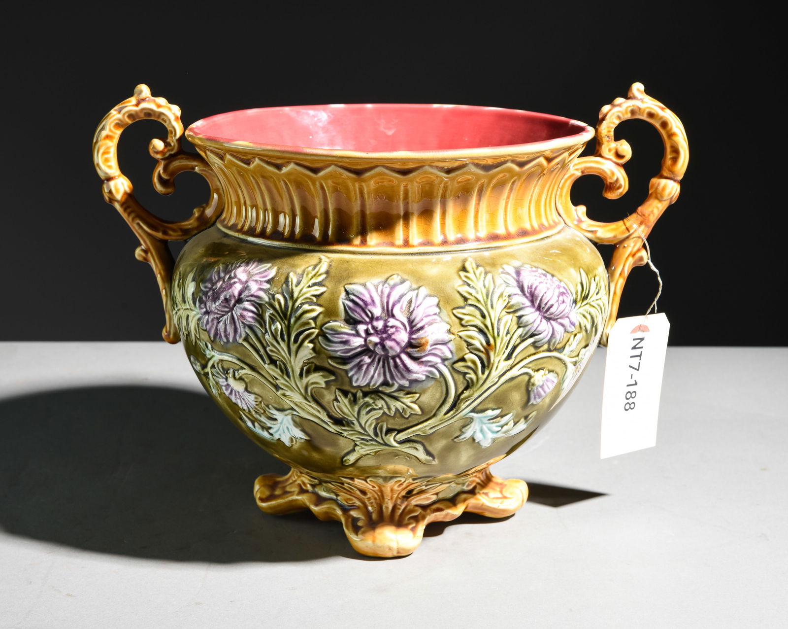 Onnaing Majolica Jardiniere / Planter (1 of 5)