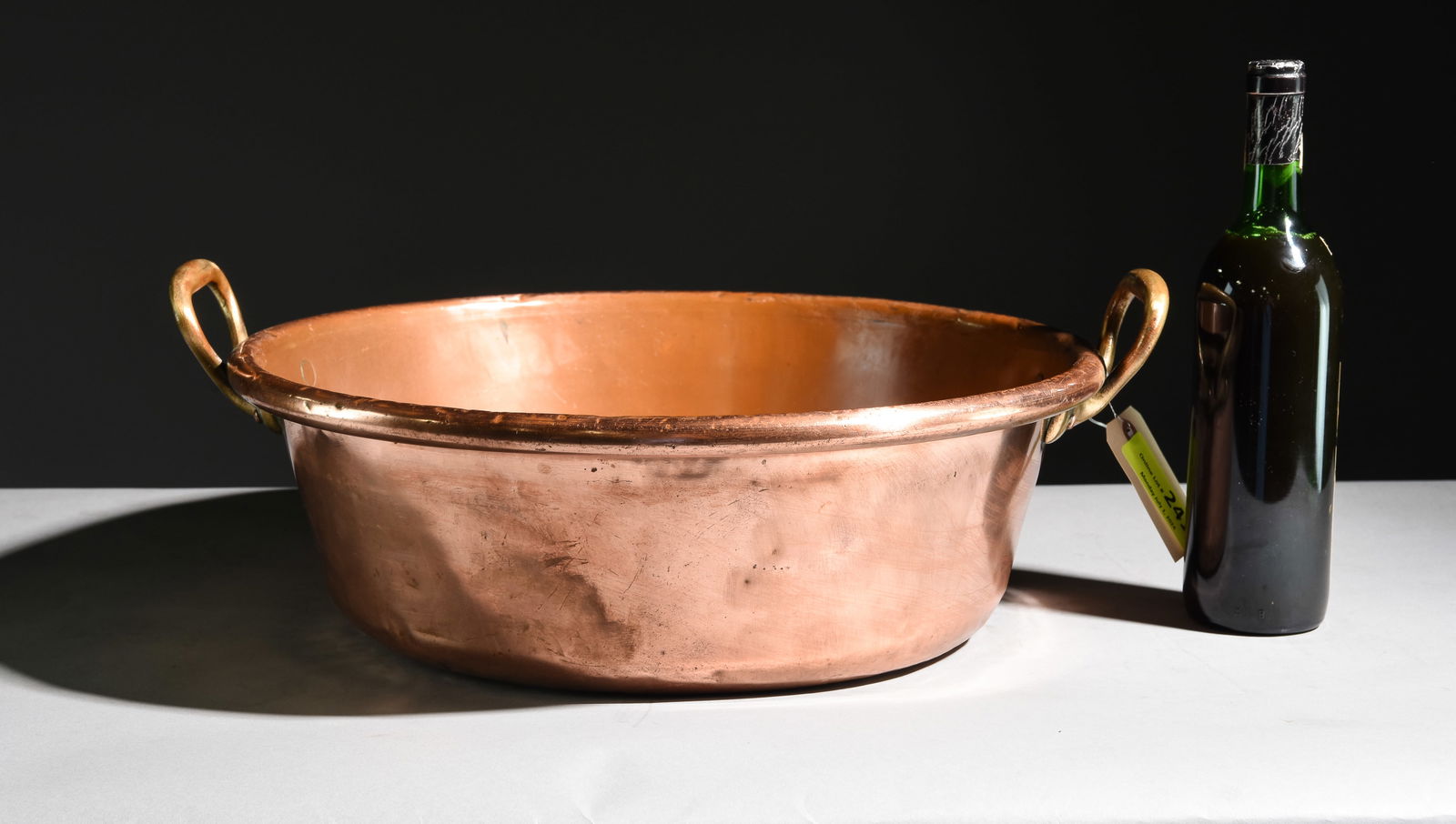 French Polished Copper Jam Pan / Basin (1 of 2)