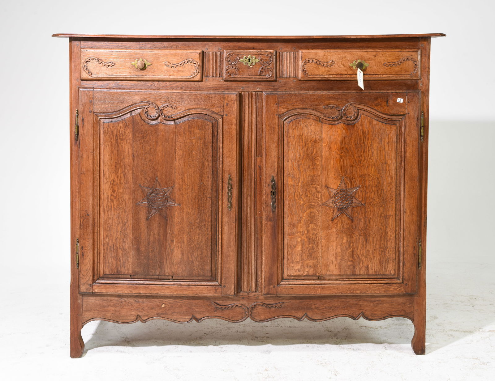 Louis XV Style Rustic Oak Buffet / Sideboard #1 (1 of 5)