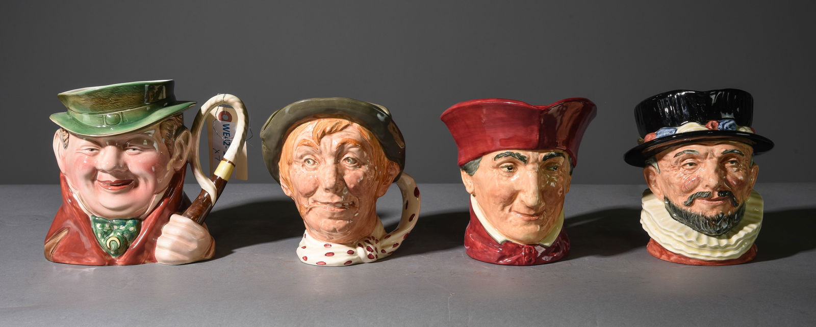 Collection Of 4 Toby Style Mugs C.1950's (1 of 7)