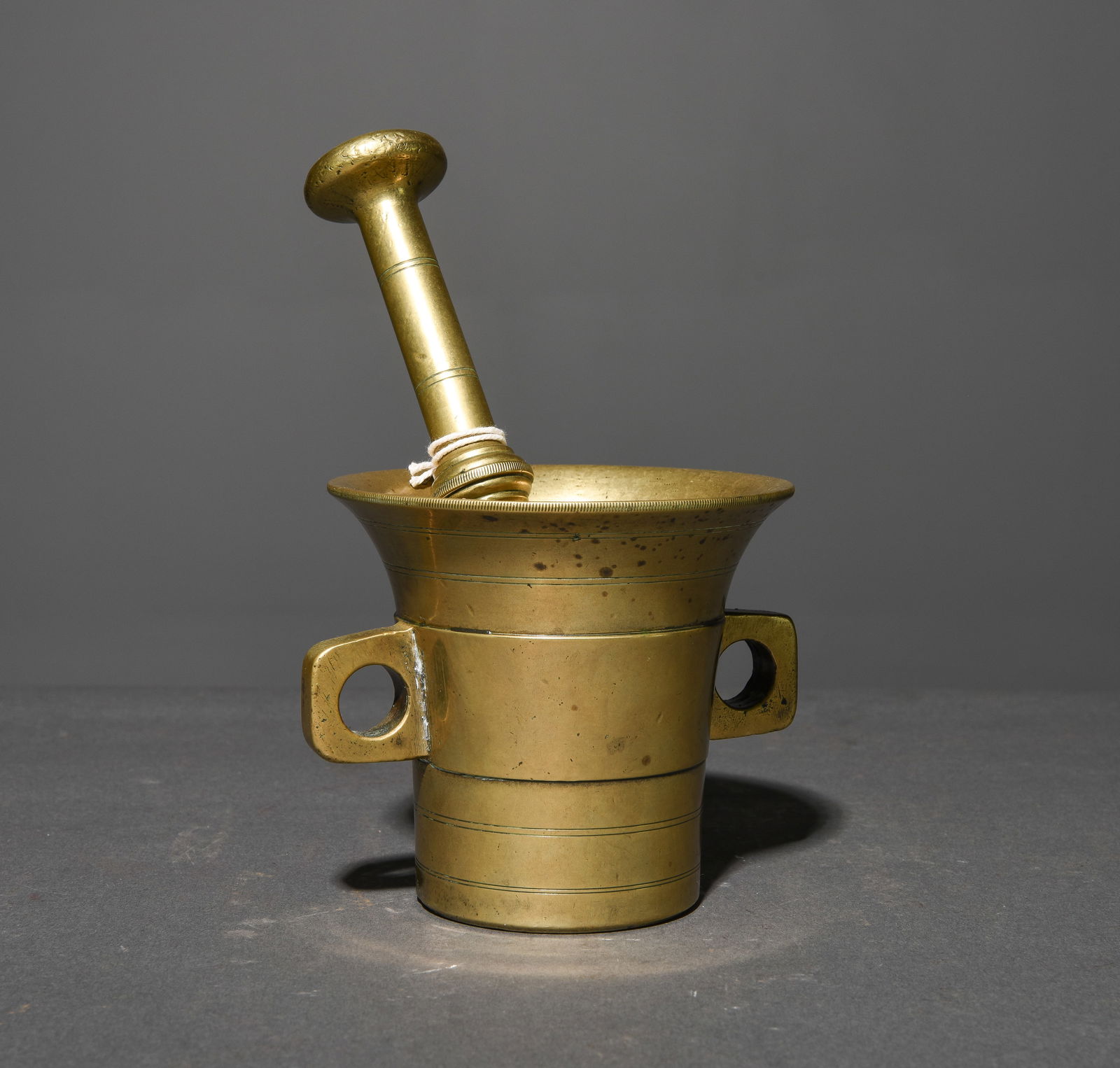 Heavy Brass Mortar & Pestle (1 of 4)