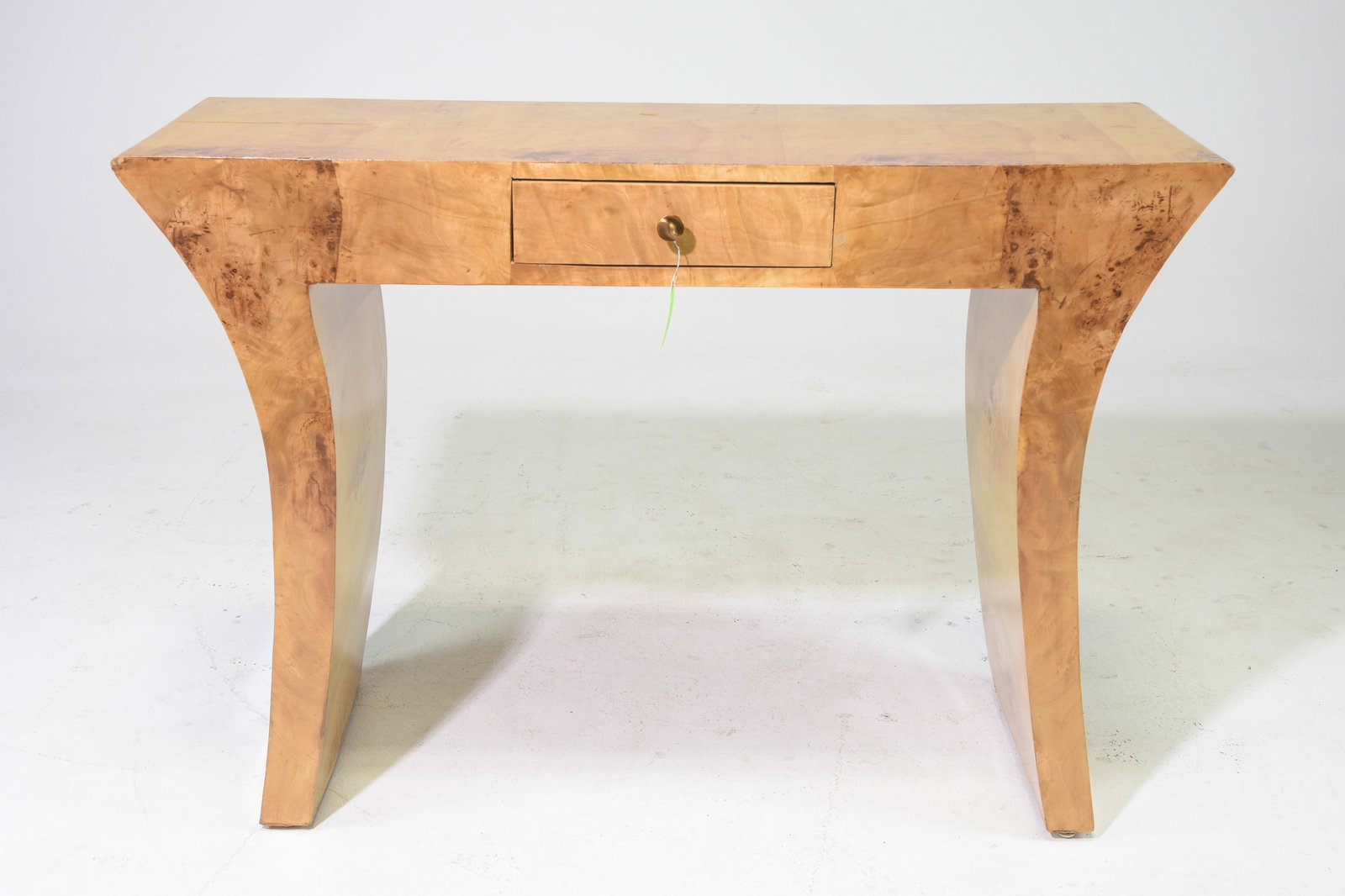 Art Deco Style Burled Hall Table / Console (1 of 5)