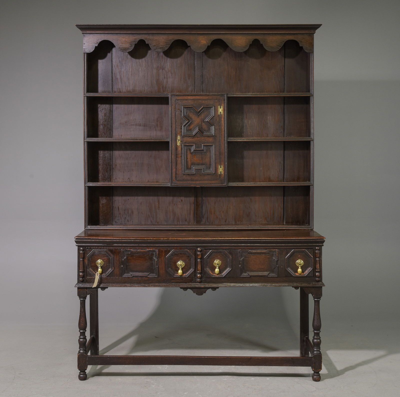 Jacobean Oak Welch Dresser c.1910's-20's (1 of 6)