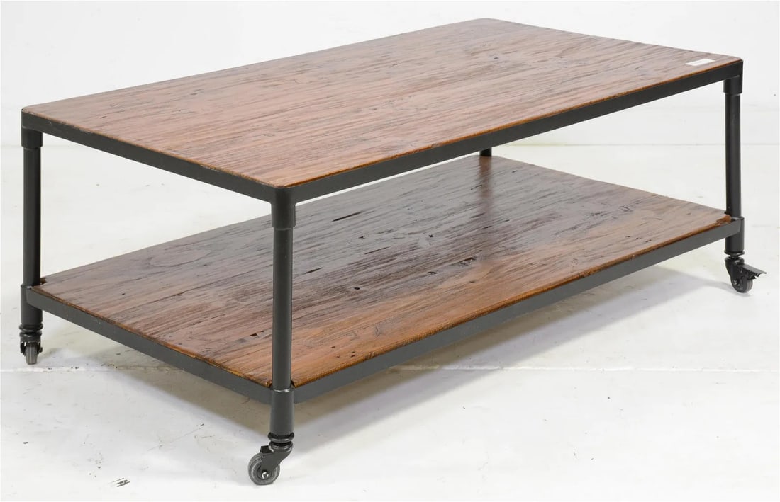 Two Tier Industrial Style Coffee Table (1 of 1)