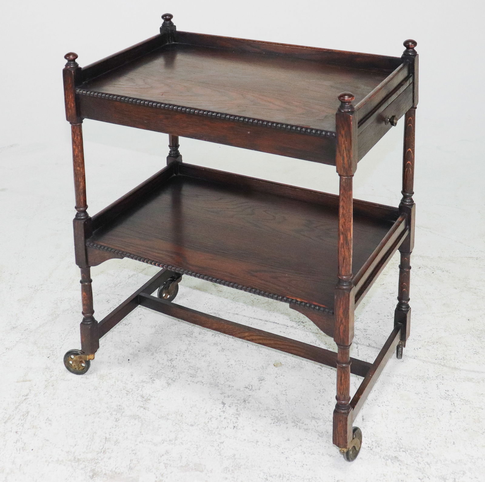 Oak 2 Tier Trolly #2 (1 of 3)