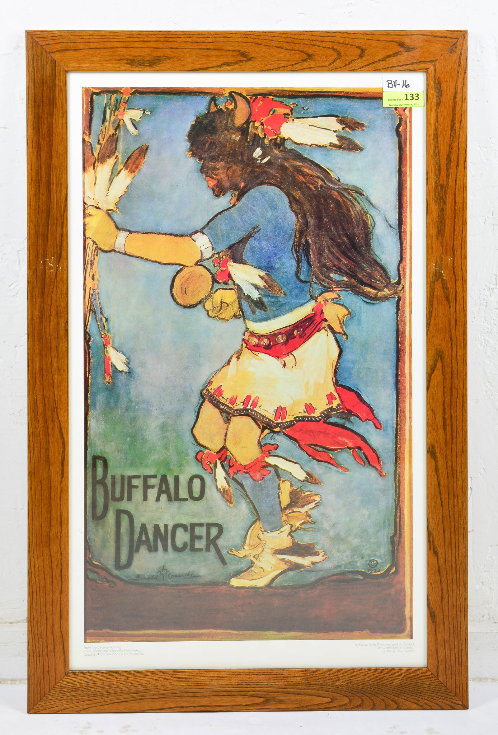 Framed Poster / Print - "The Buffalo Dancer" (1 of 3)
