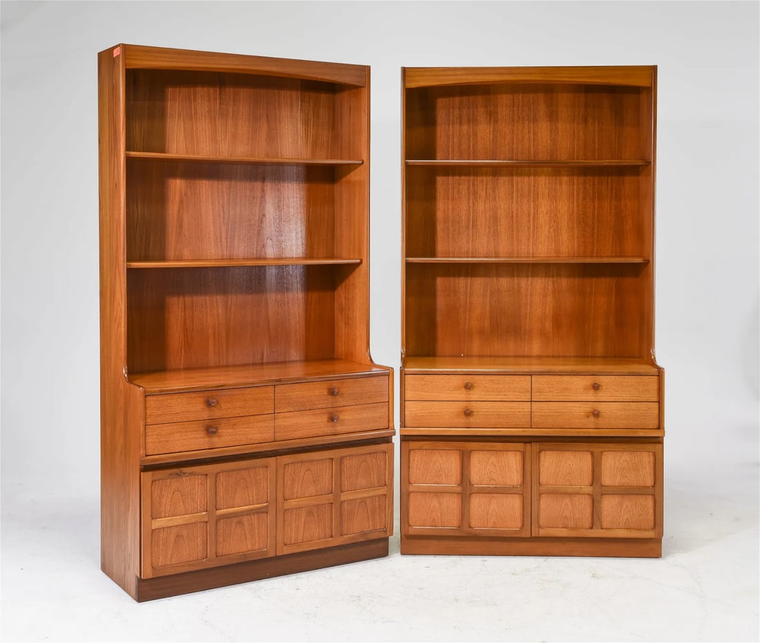 Pair of Mid Century Modern Bookcases - Parker Knoll (1 of 4)