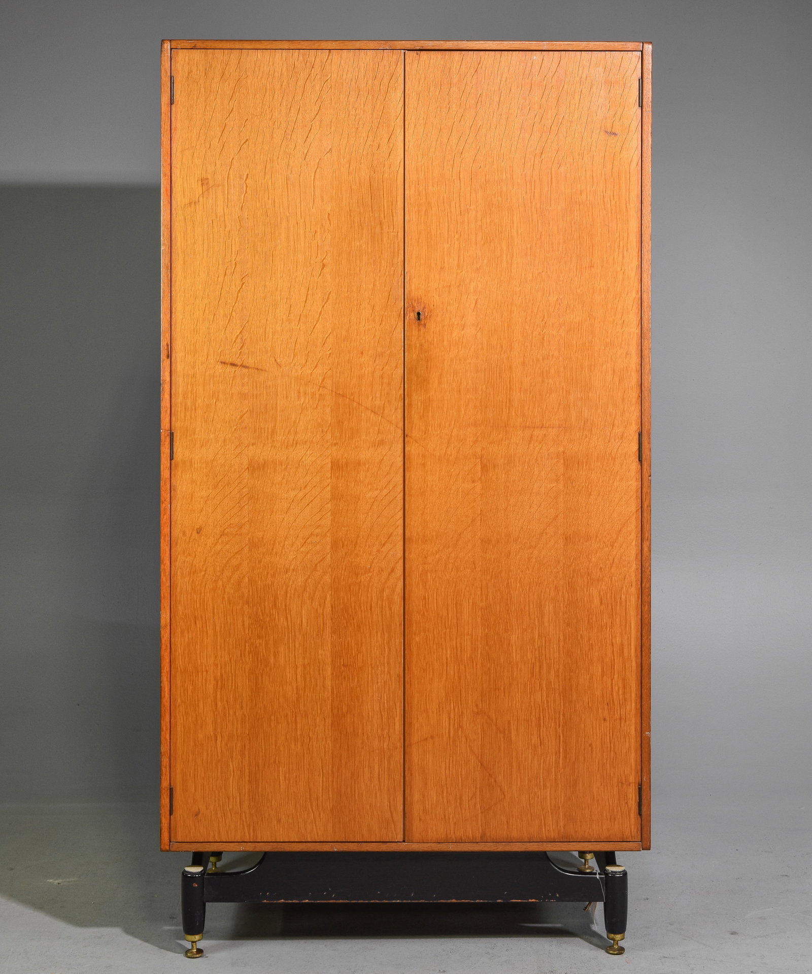 Mid Century Modern Tola Gplan Double Door Robe: Danish Modern Style Double Door Robe by British Furniture Maker G-Plan part of their Tola Range - 67.5 in tall x 36 x 22