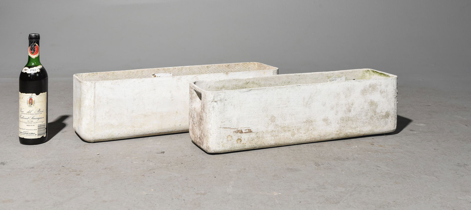 Willy Guhl (1915-2004) - 2 Small Rectangular Planters (1 of 3)