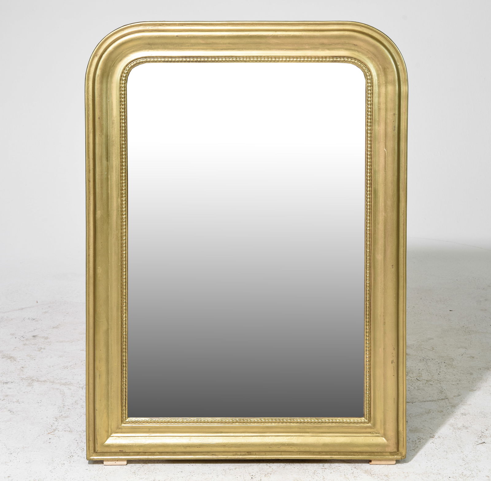 Louis Philippe Style Gold Painted Framed Mirror #1 (1 of 4)