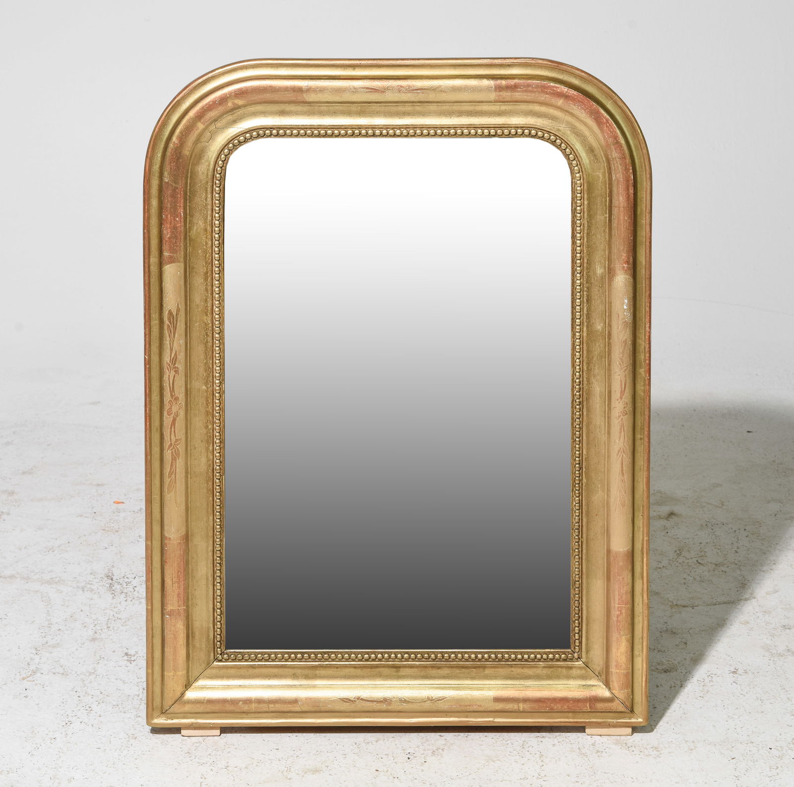 Louis Philippe Style Gold Painted Framed Mirror #2 (1 of 4)