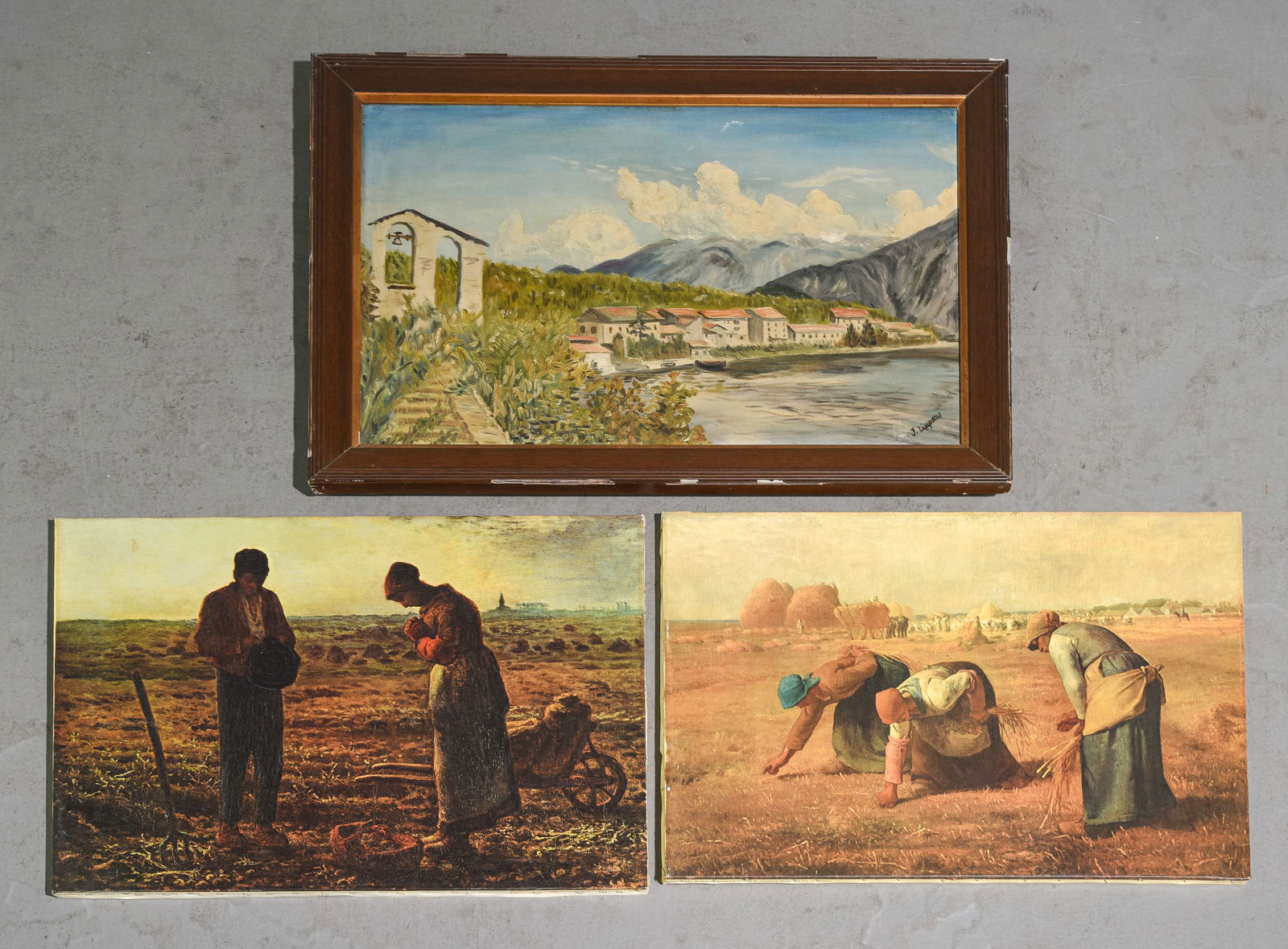 Framed Oil on Canvas Coastal Art & 2 Others (1 of 6)