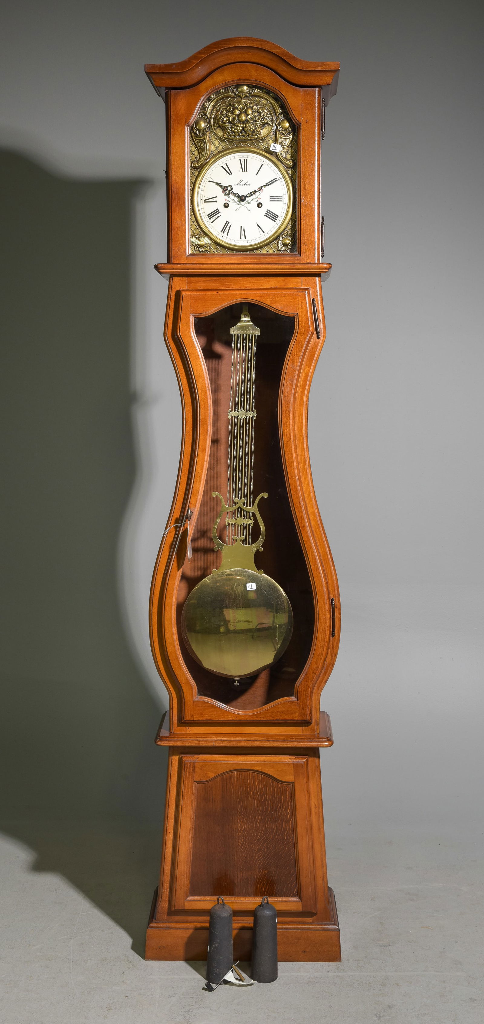 French Cherry Grandfather / Longcase Clock (1 of 5)