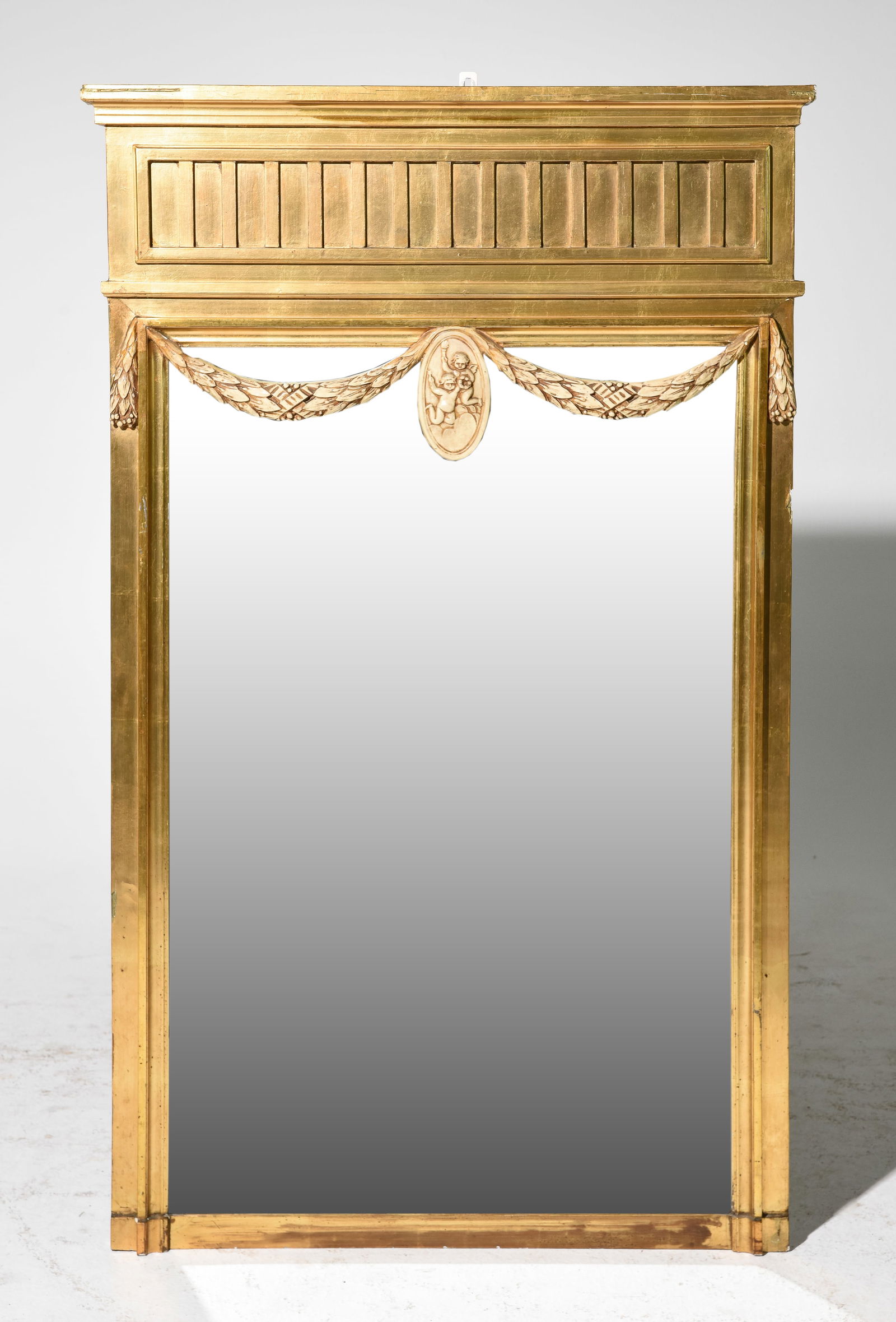 French Gilded / Painted Framed Mirror (1 of 6)