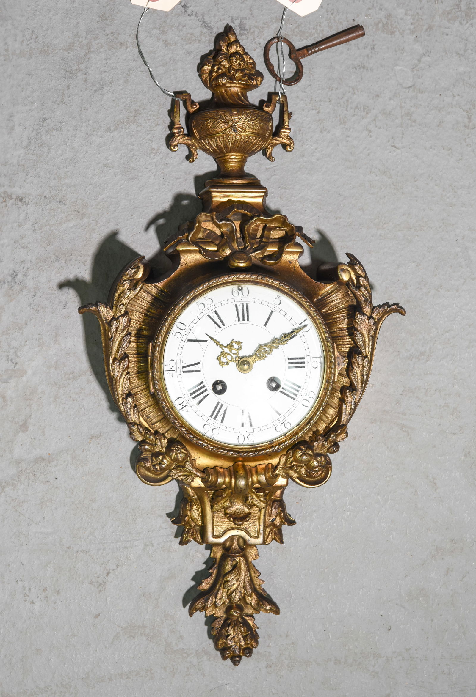 Louis XVI Style Gilded Bronze Clock c.1900 (1 of 6)