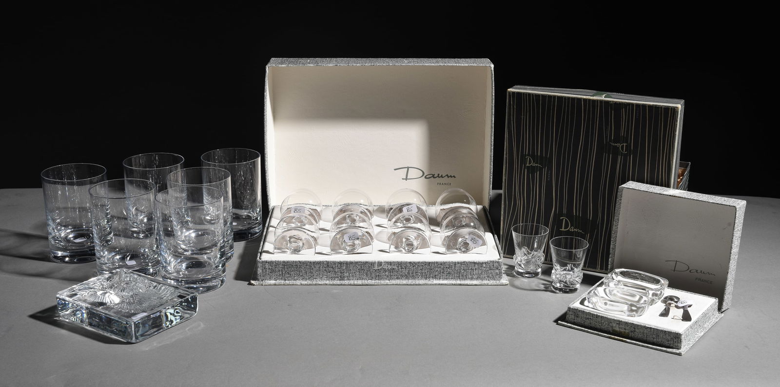 29pcs Assorted French Cristal by Daum Glassware (1 of 6)