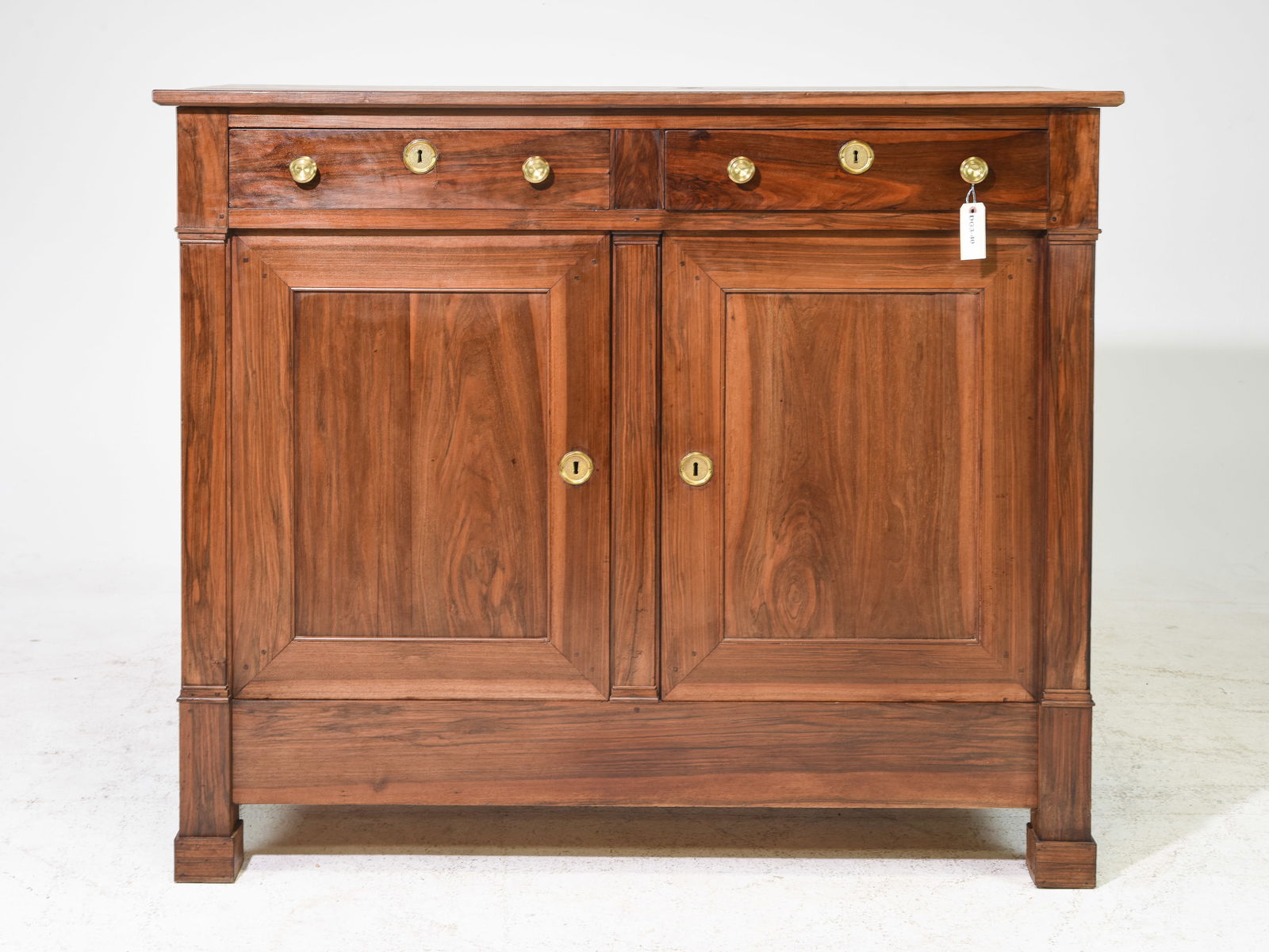 French Walnut Tall Buffet / Sideboard c.1900 (1 of 6)