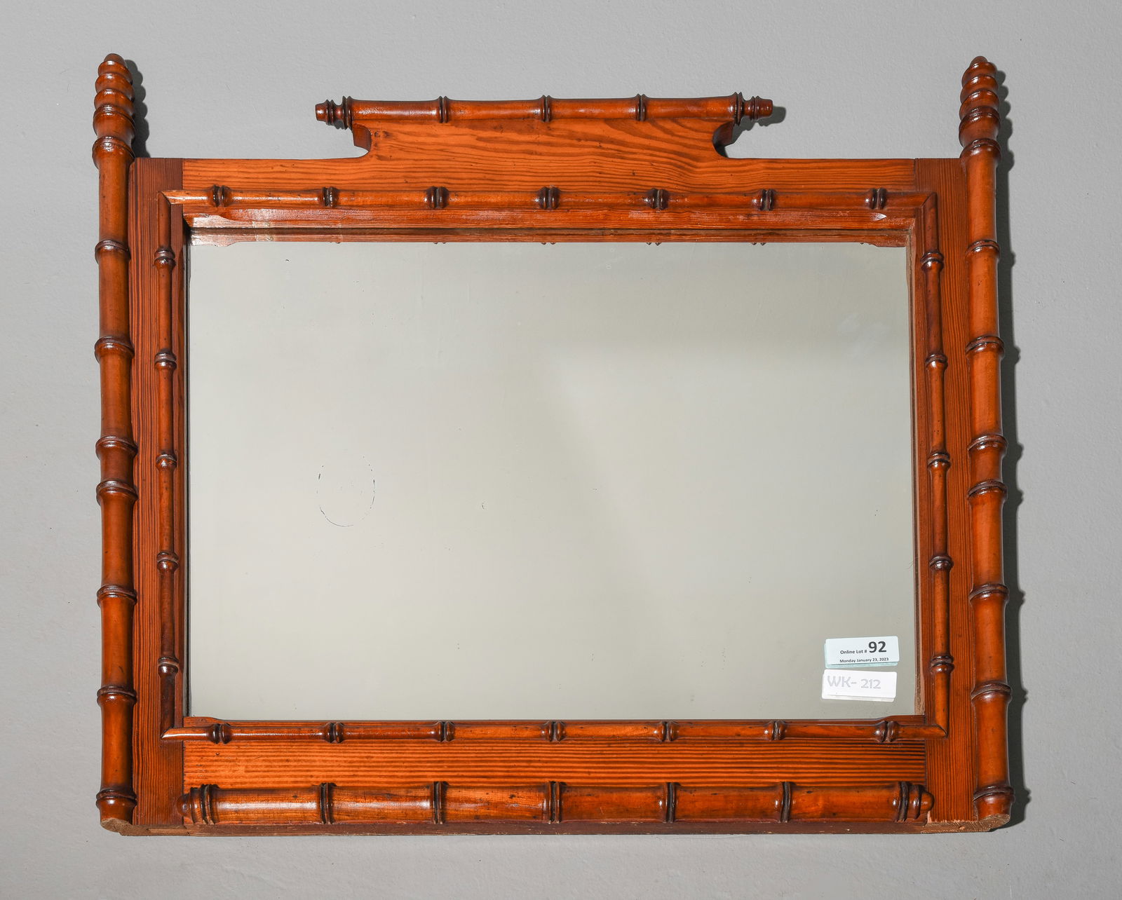 Faux Bamboo Framed Mirror #2 (1 of 4)