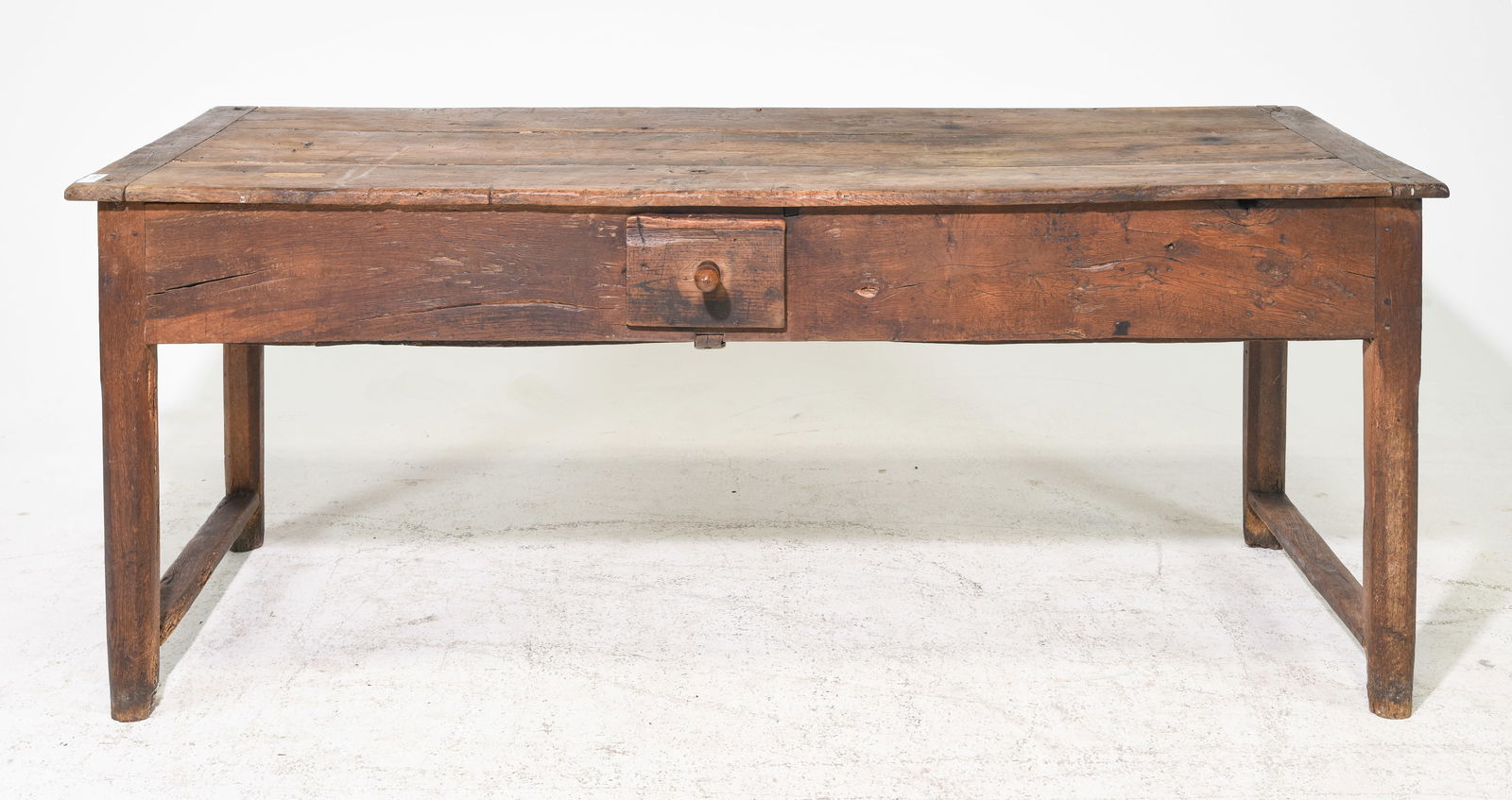 French Rustic Oak Farmhouse Table c.1800's (1 of 9)
