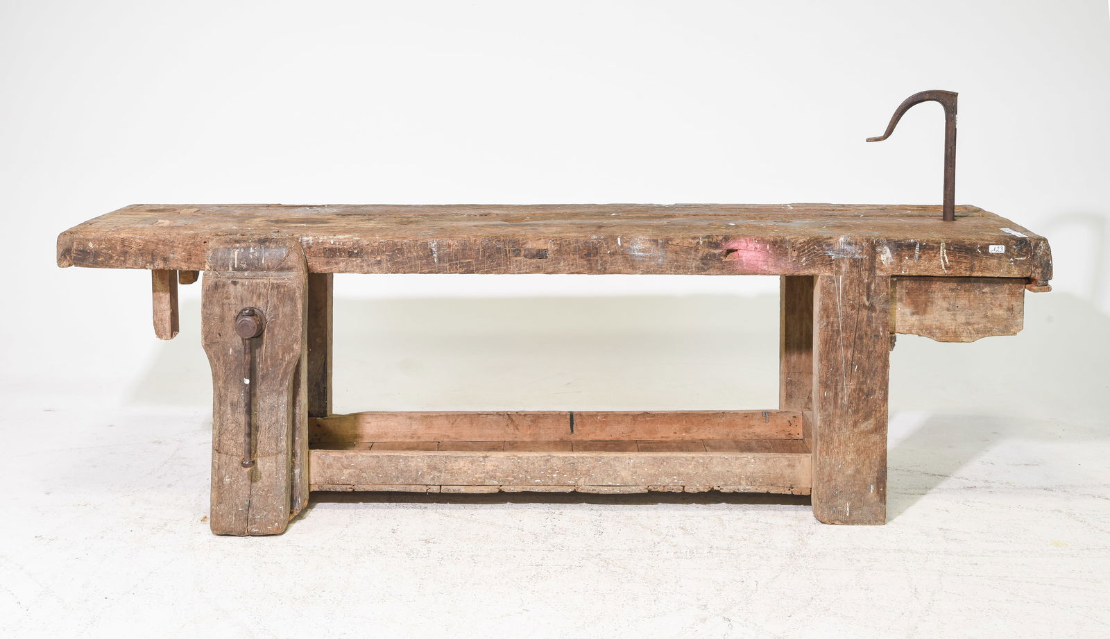 French Rustic Oak Work Table c.1800's (1 of 7)