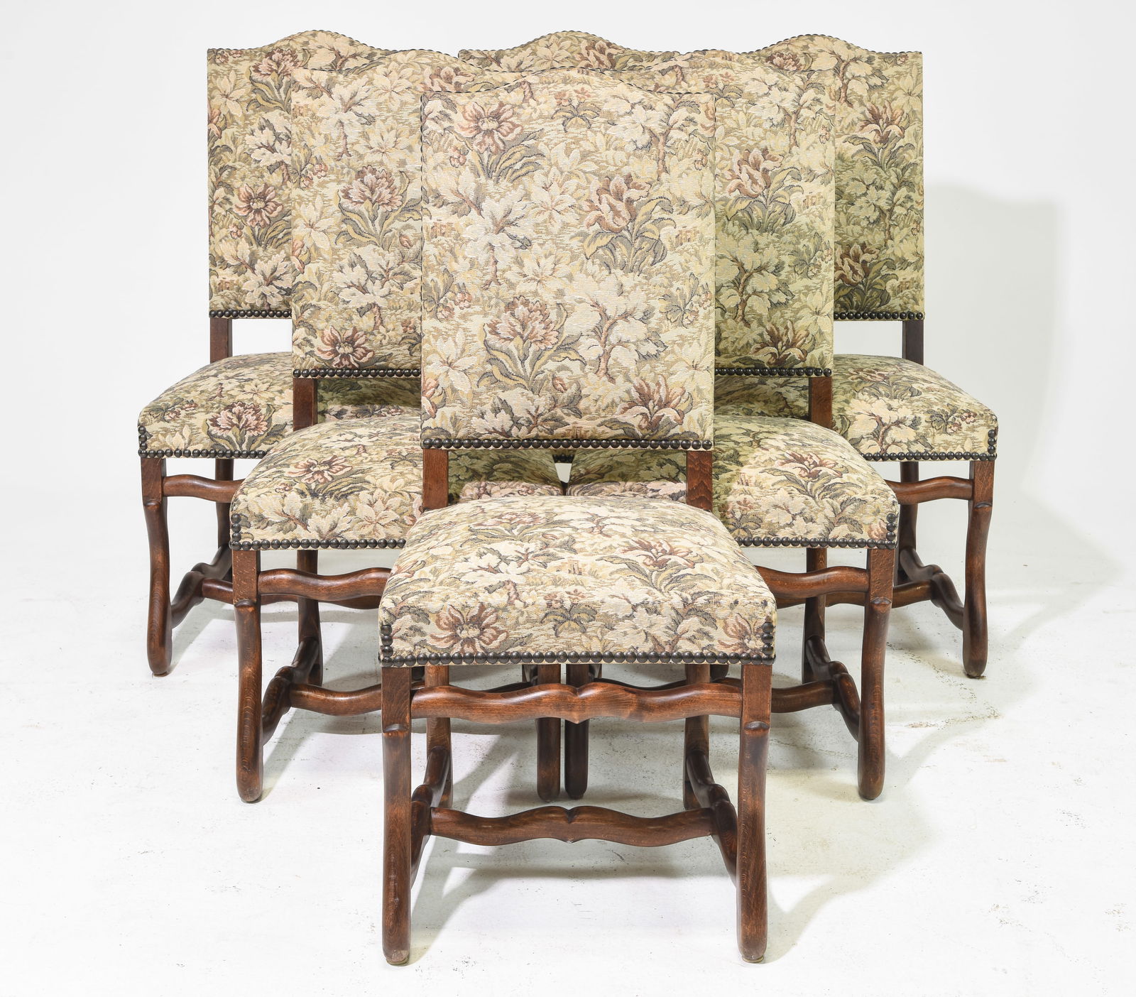French Mouton Style Set of Six Dining Chairs (1 of 5)