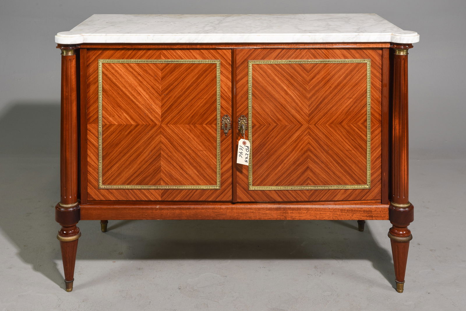 Louis XVI Style White Marble Top Buffet / Sideboard (1 of 7)