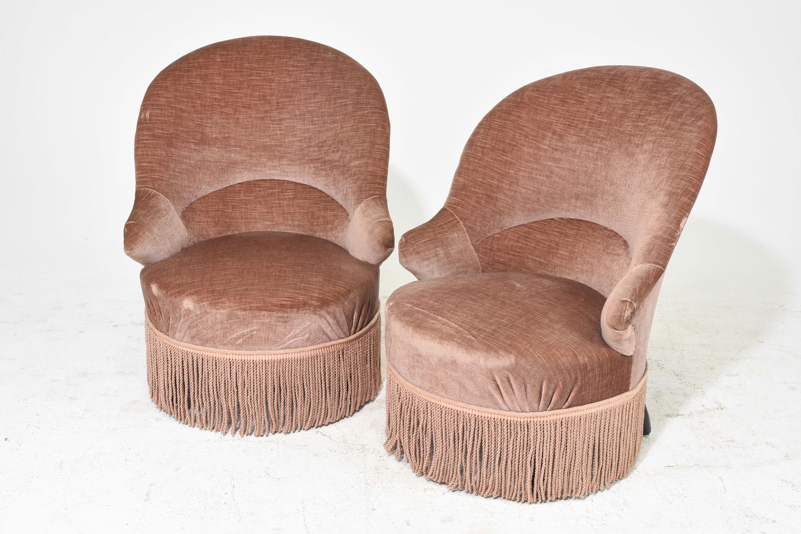 French Pair of Napoleon III Style Crapeau Chairs (1 of 5)