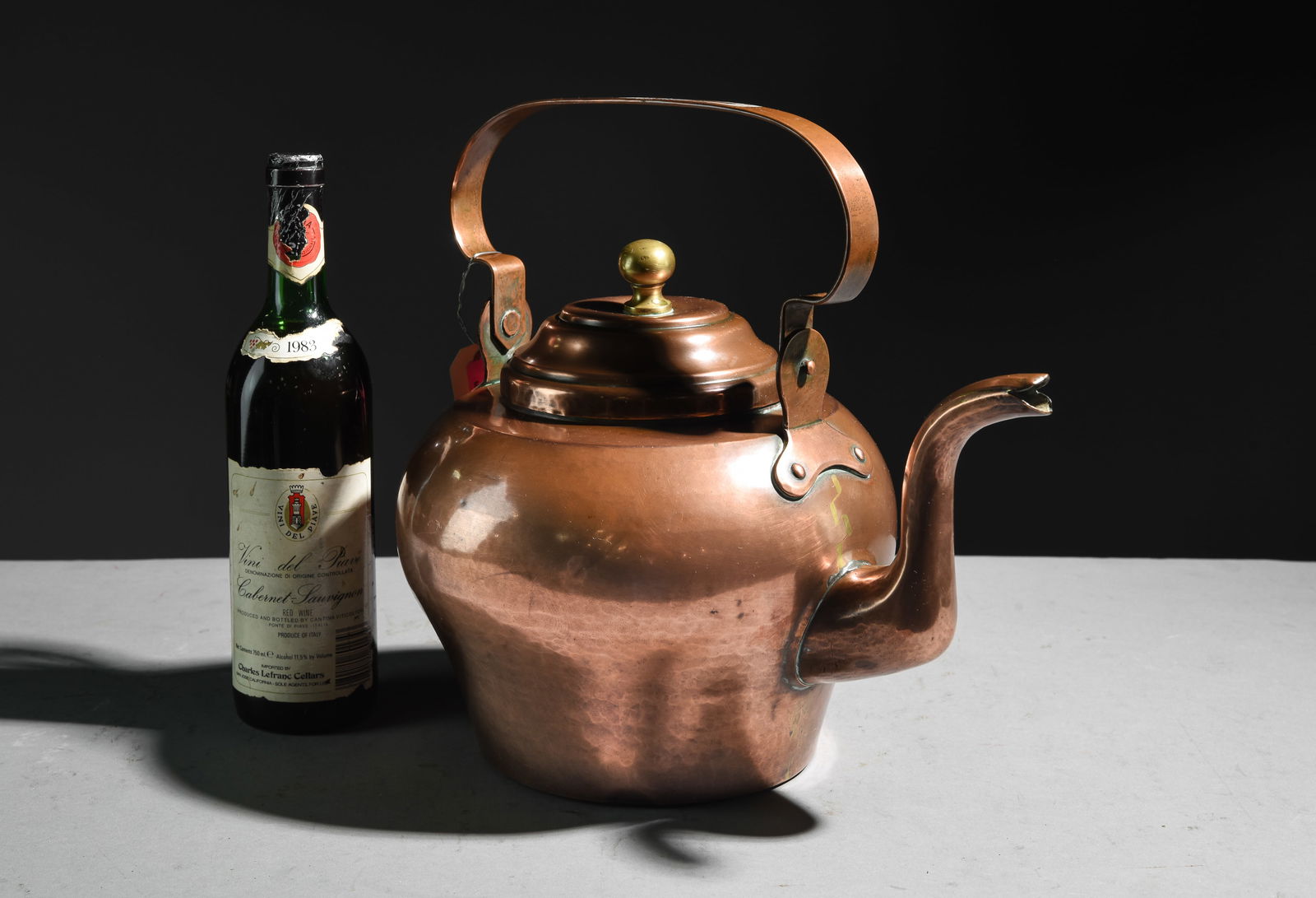 French Polished Coper 6 Liter Tea / Coffee Kettle (1 of 5)