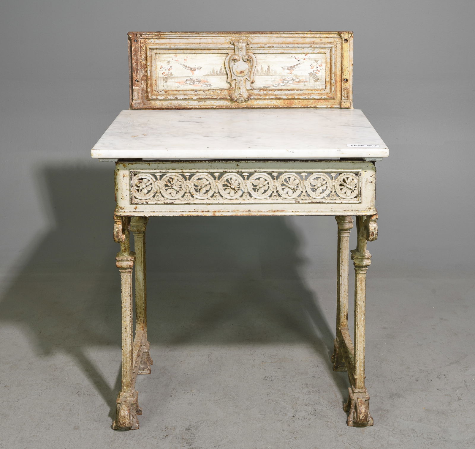 French Iron Marble Top Wash Stand / Table (1 of 6)