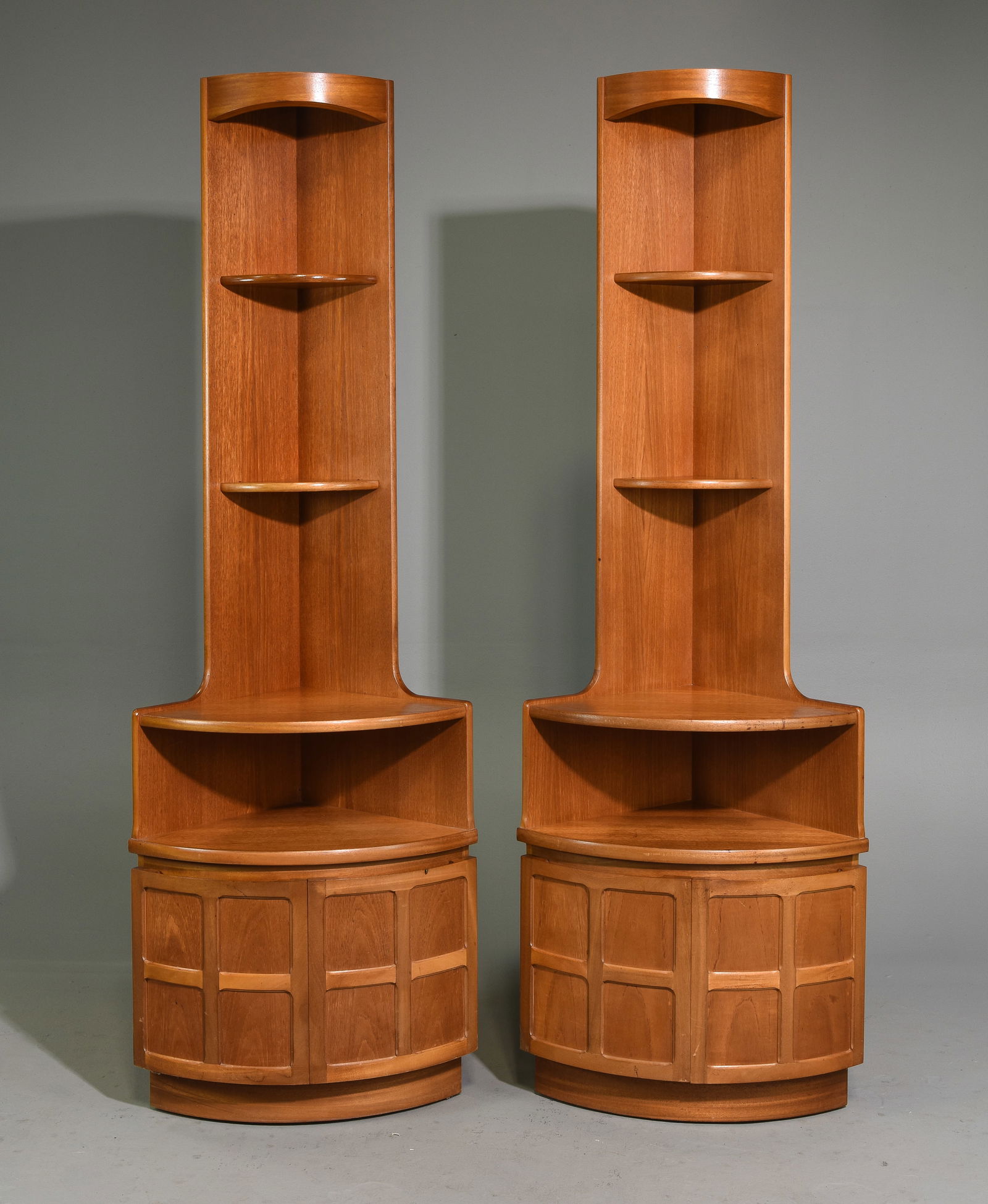 2 Mid Century Modern Corner Cabinets - Nathan (1 of 4)